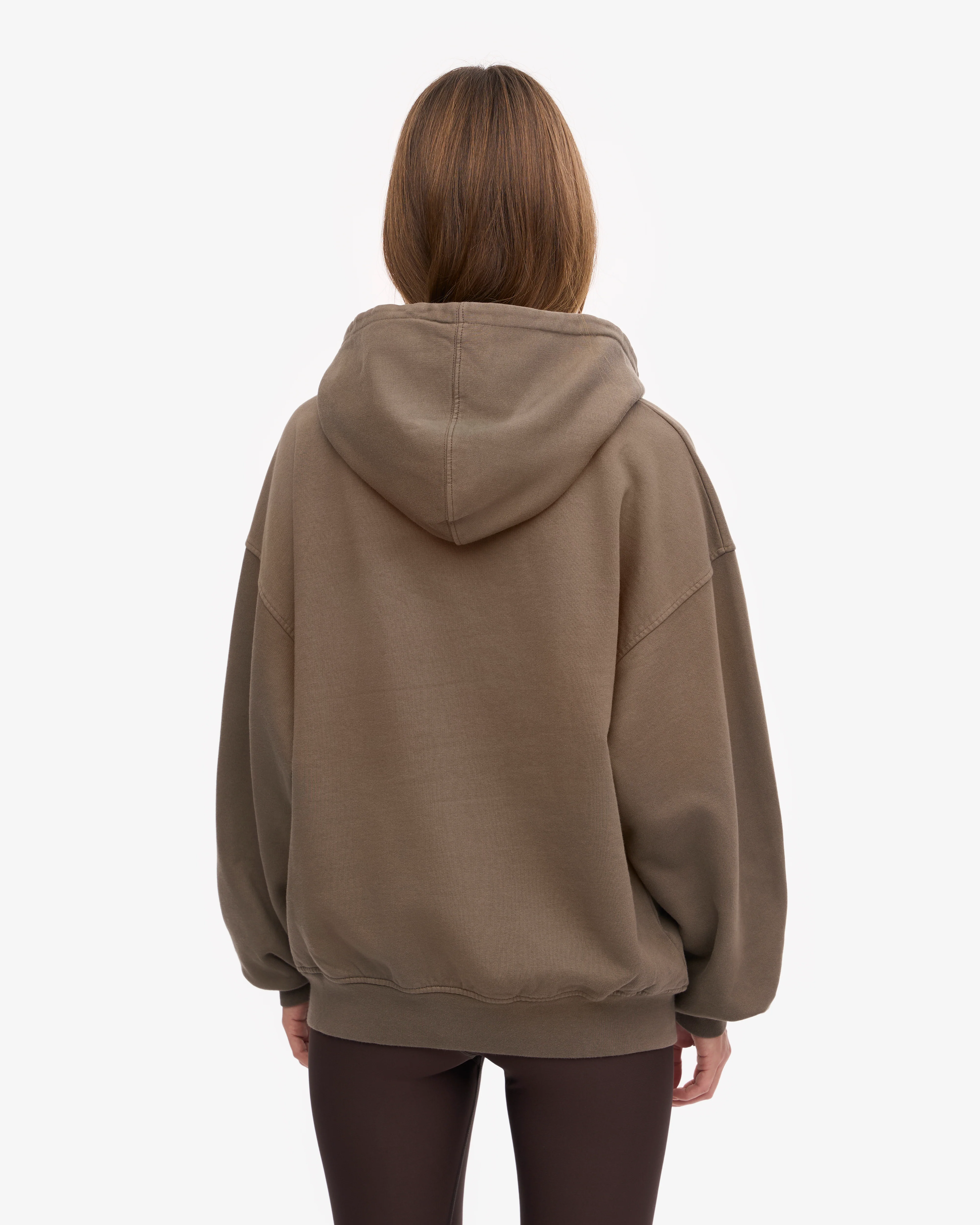 Organic Oversized Hood - Cedar Brown
