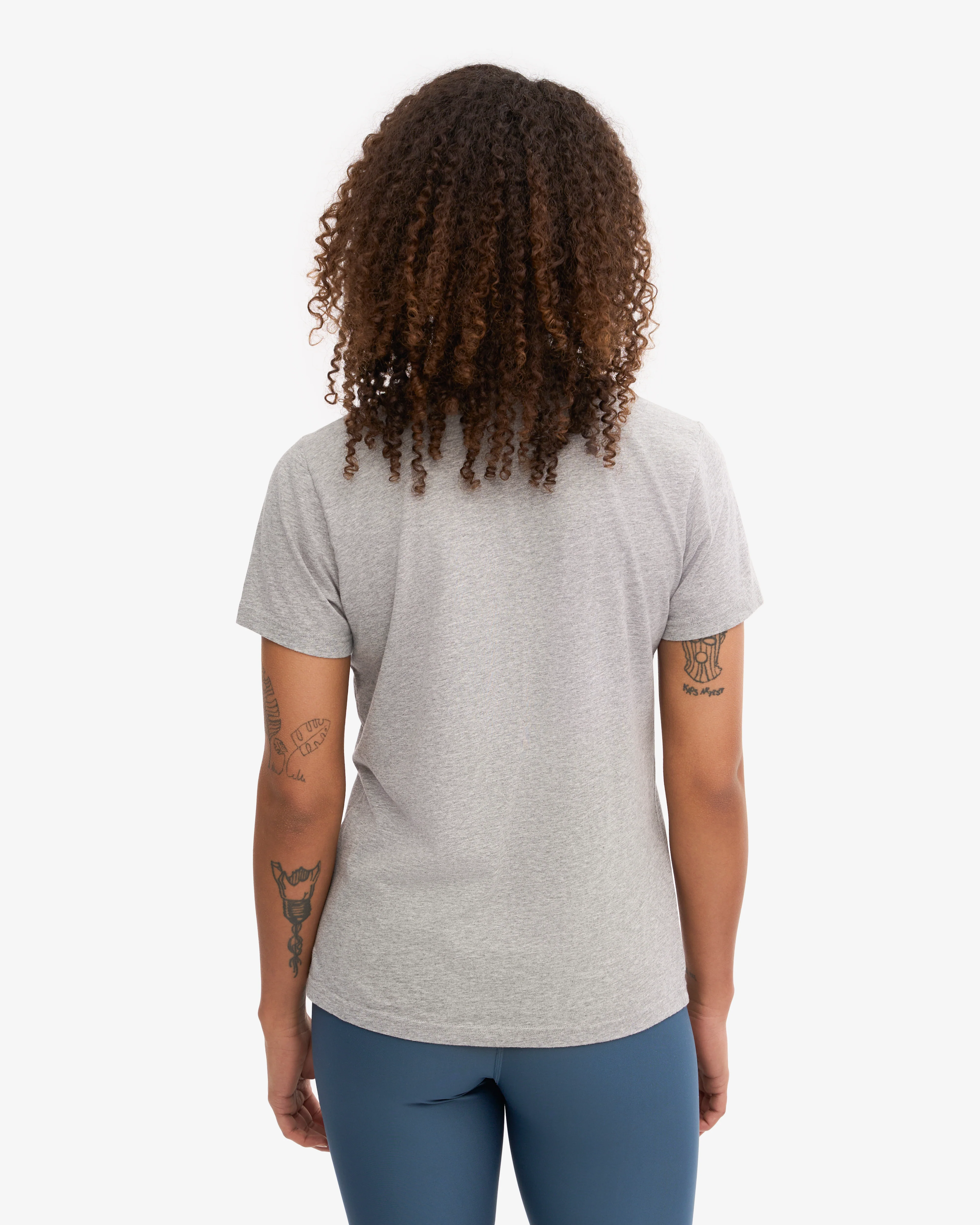 Women Light Organic Tee - Heather Grey