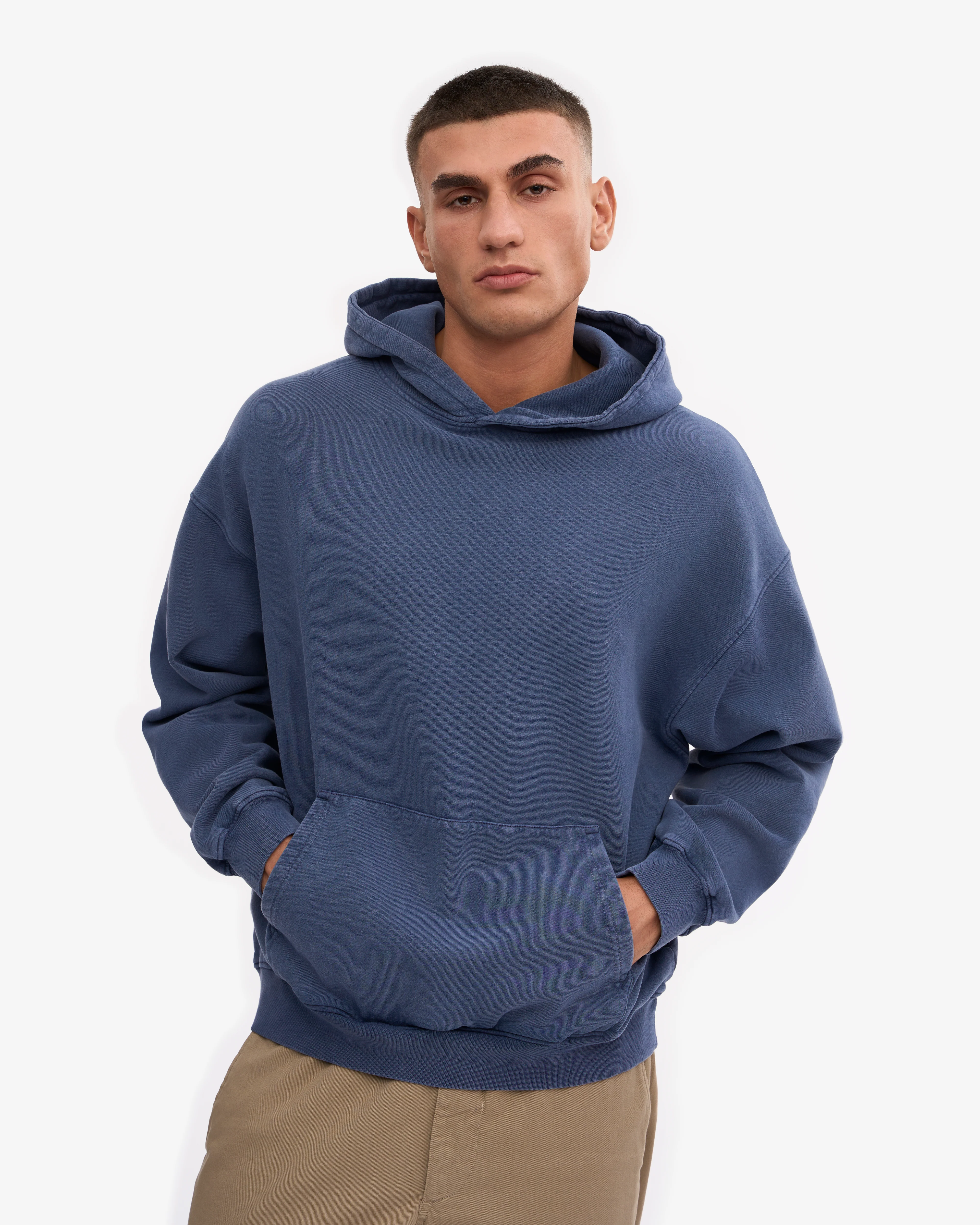 Organic Oversized Hood - Neptune Blue