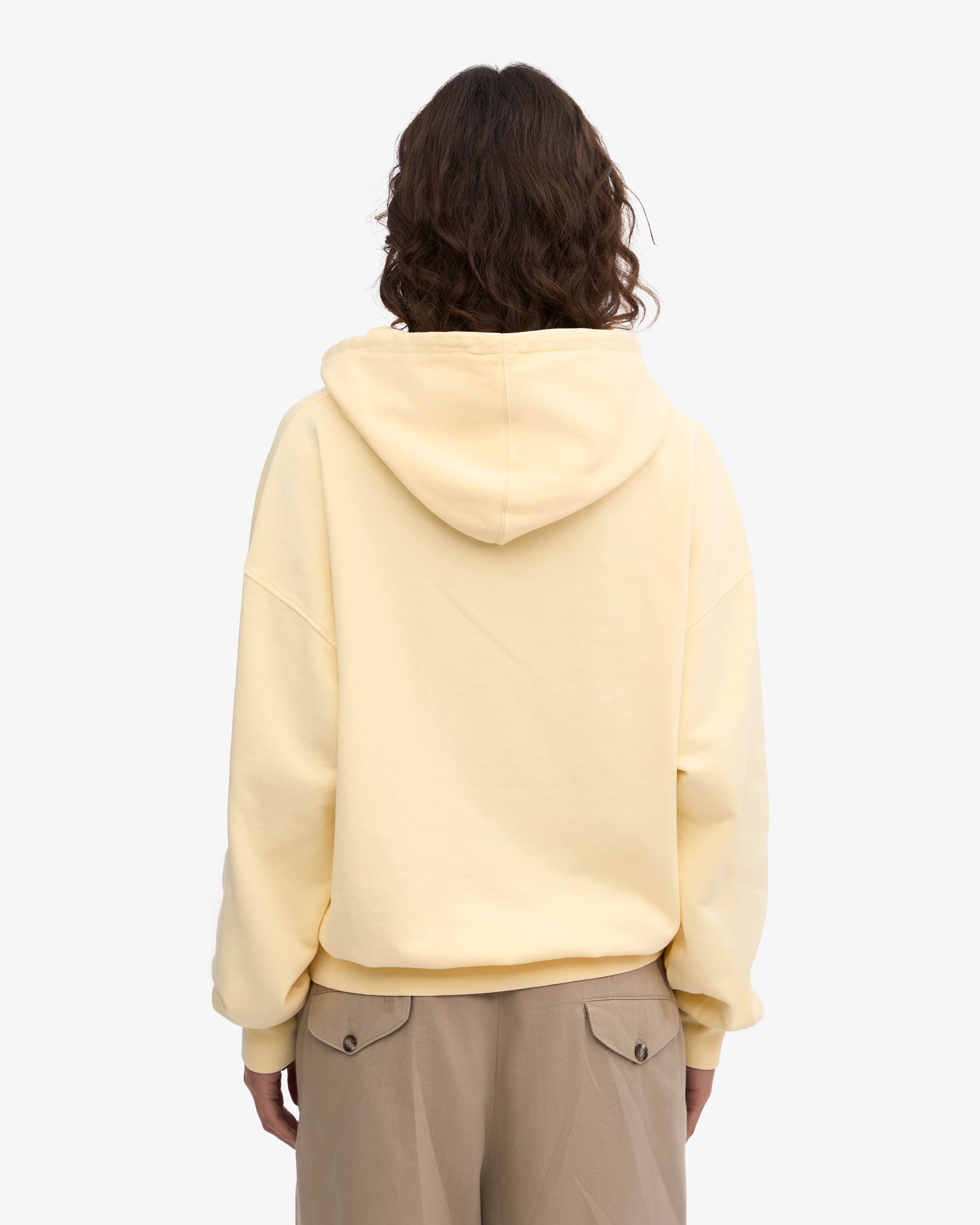 Organic Oversized Hood - Soft Yellow