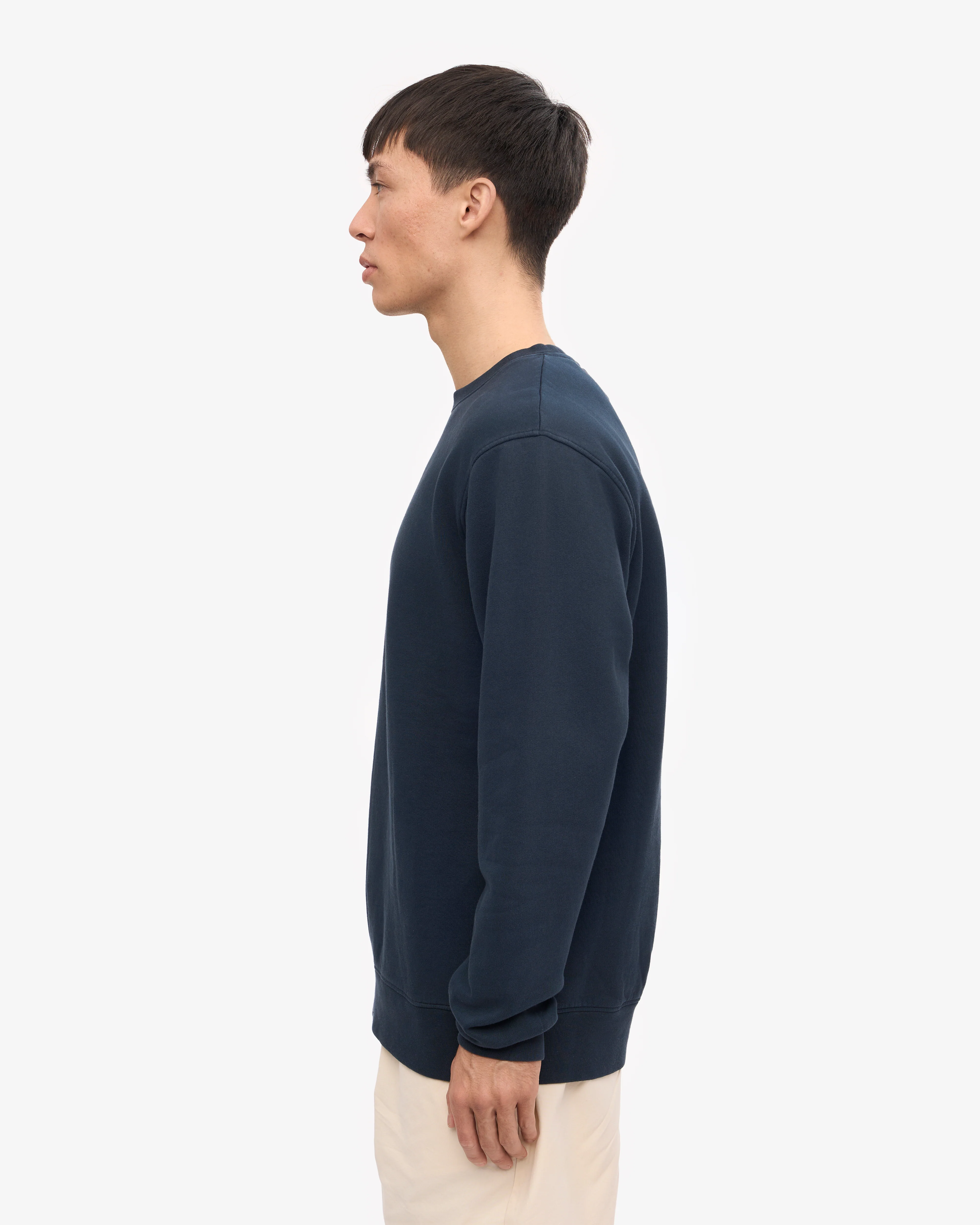 Classic Organic Crew - Navy Blue