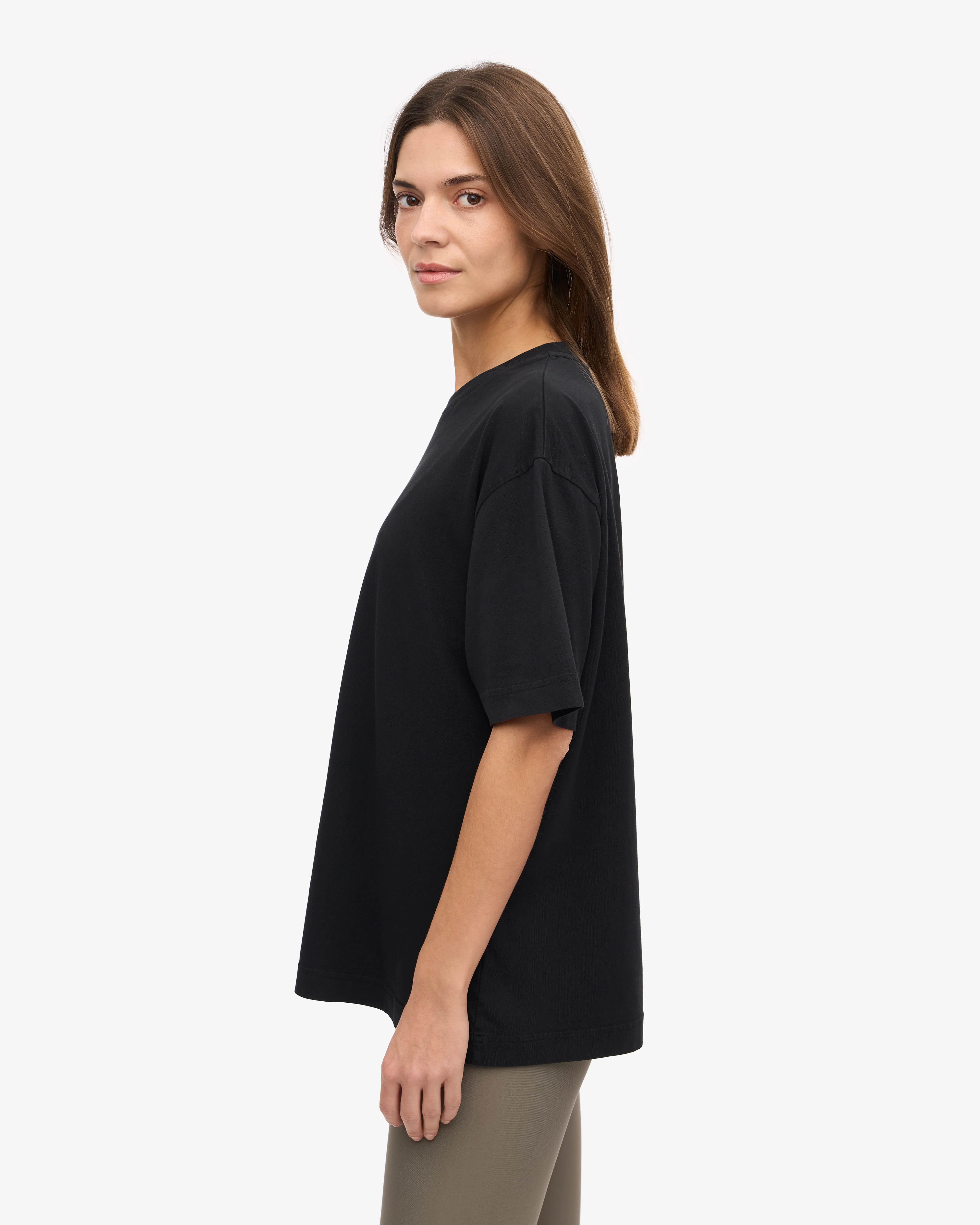 Oversized Organic T-Shirt - Deep Black