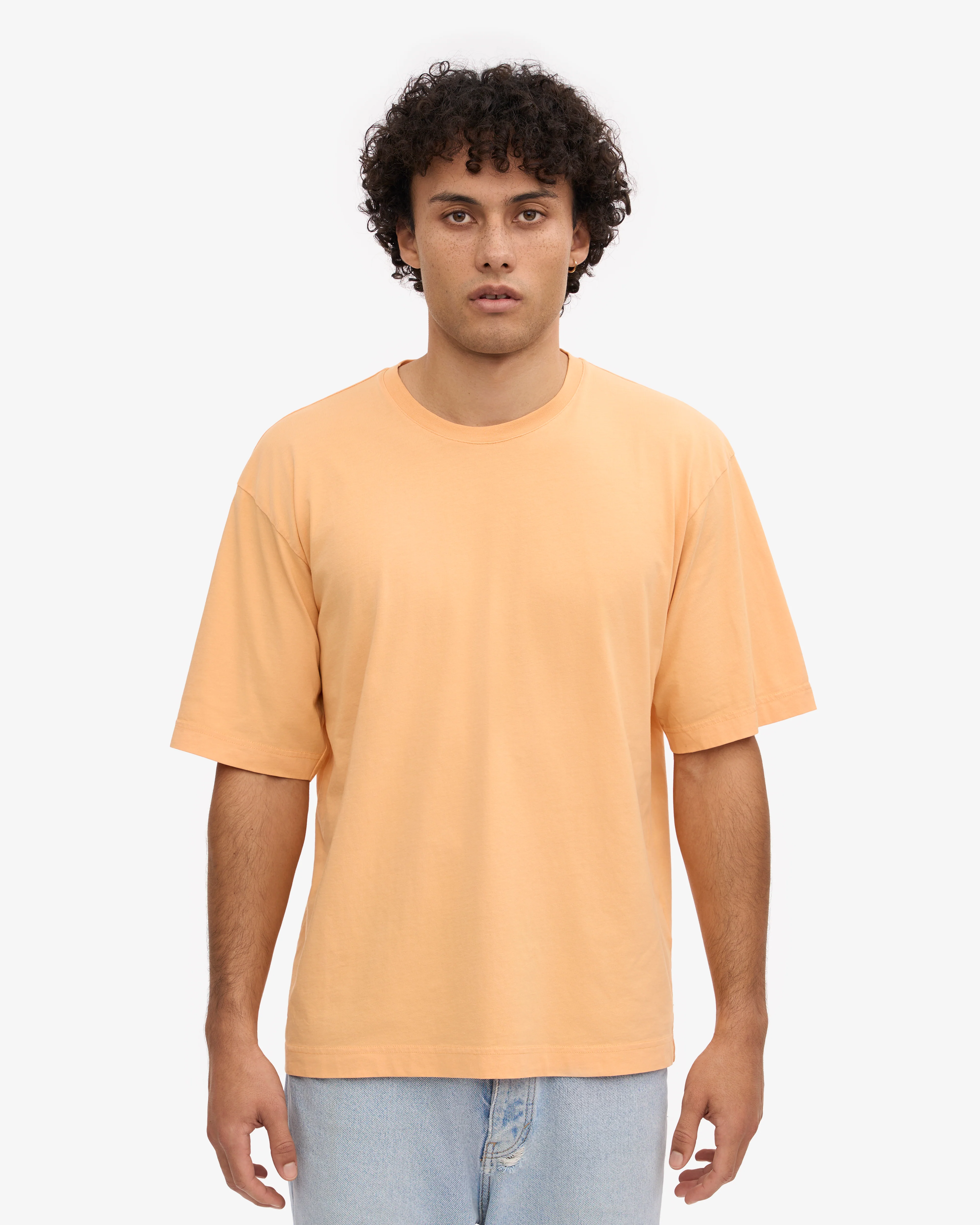 Oversized Organic T-Shirt - Sandstone Orange