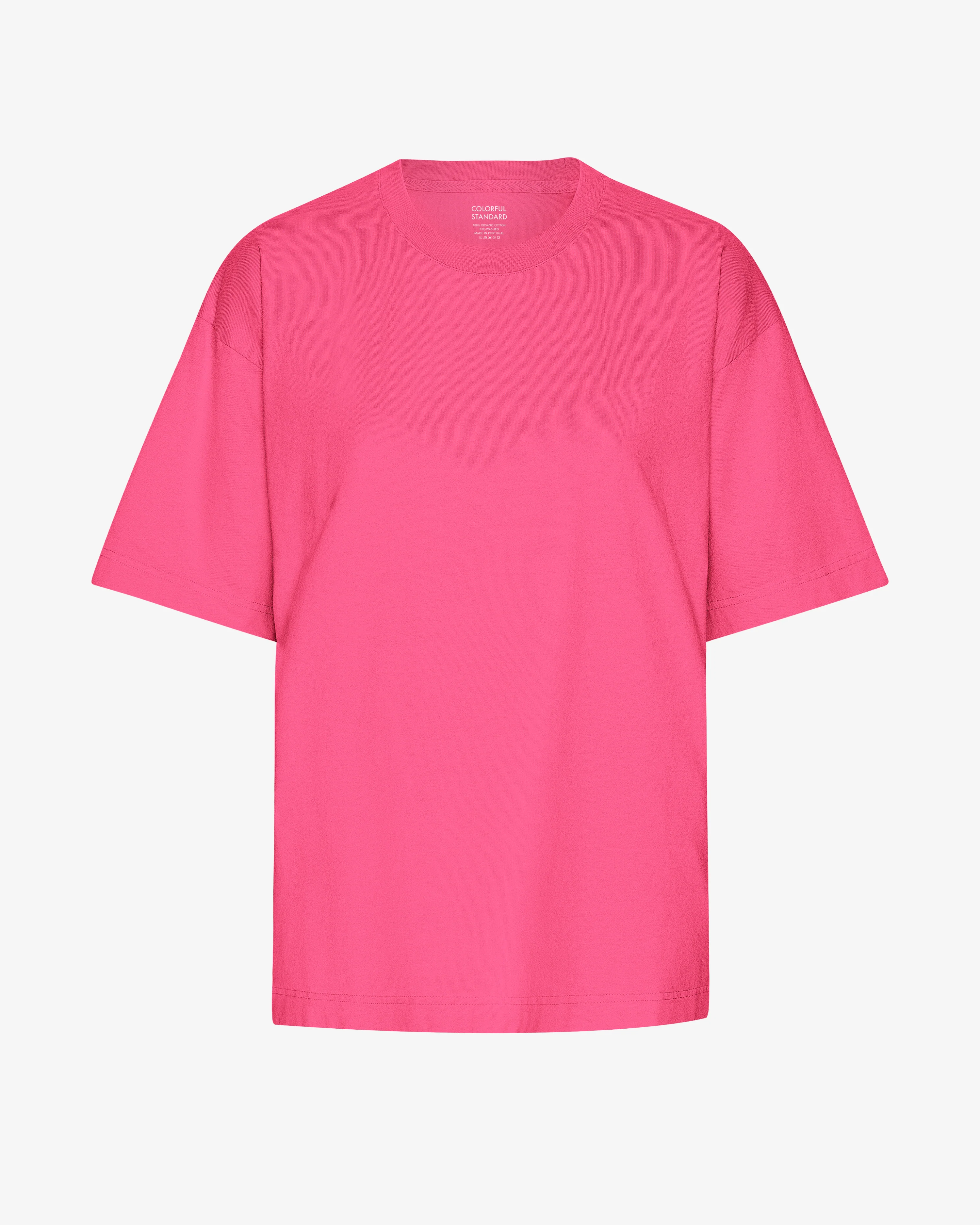 Oversized Organic T-Shirt - Bubblegum Pink
