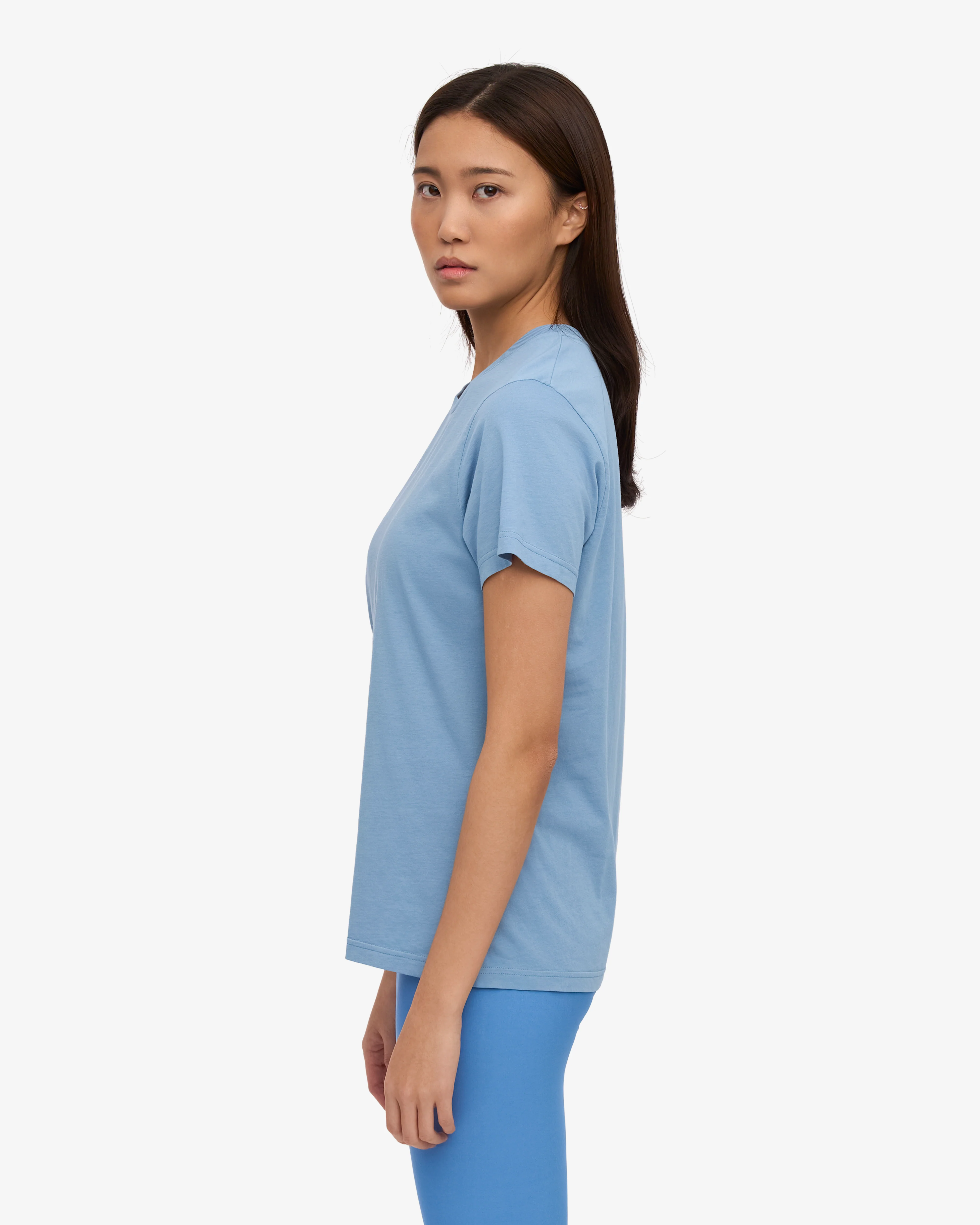 Women Light Organic Tee - Seaside Blue