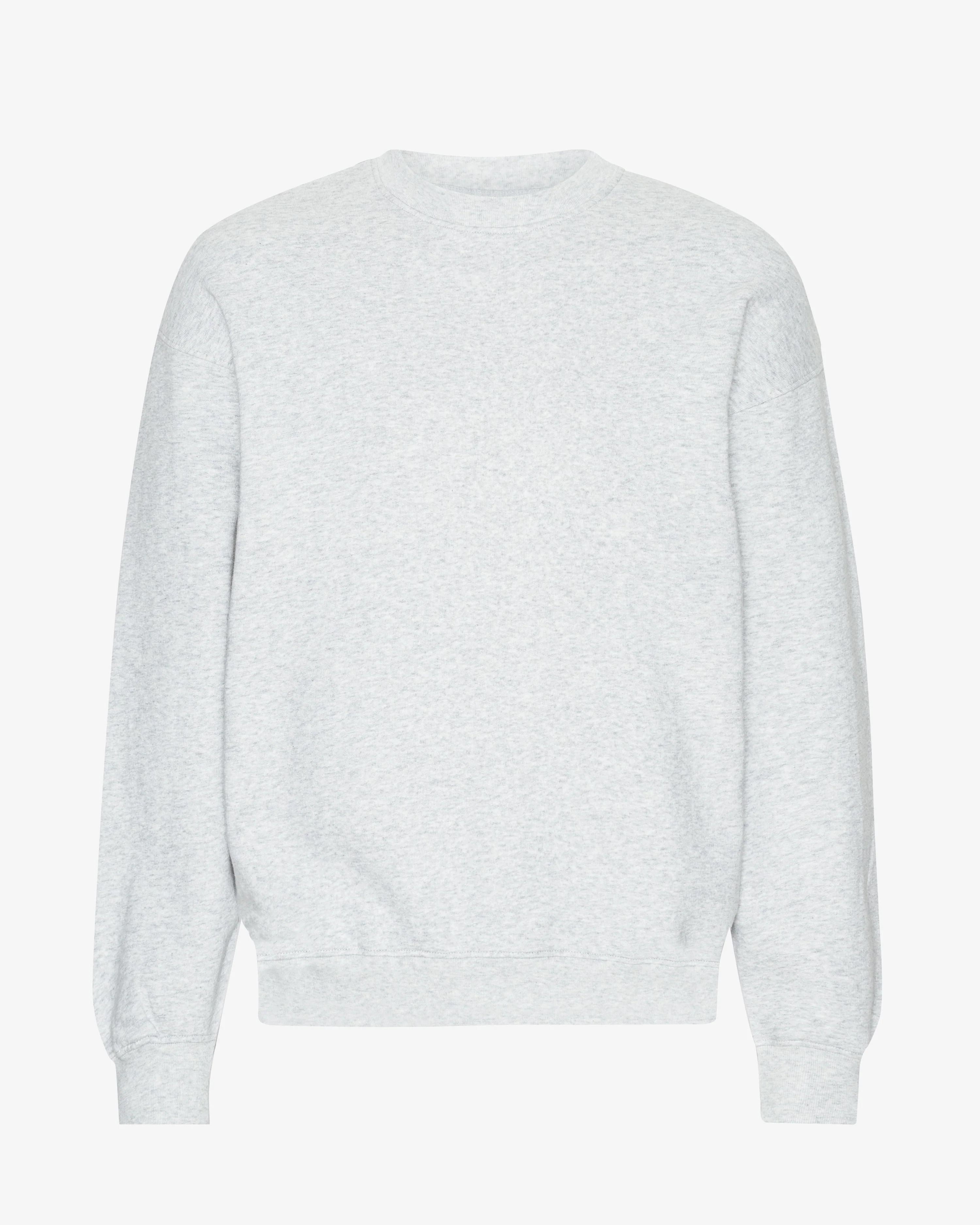 Organic Oversized Crew - Snow Melange