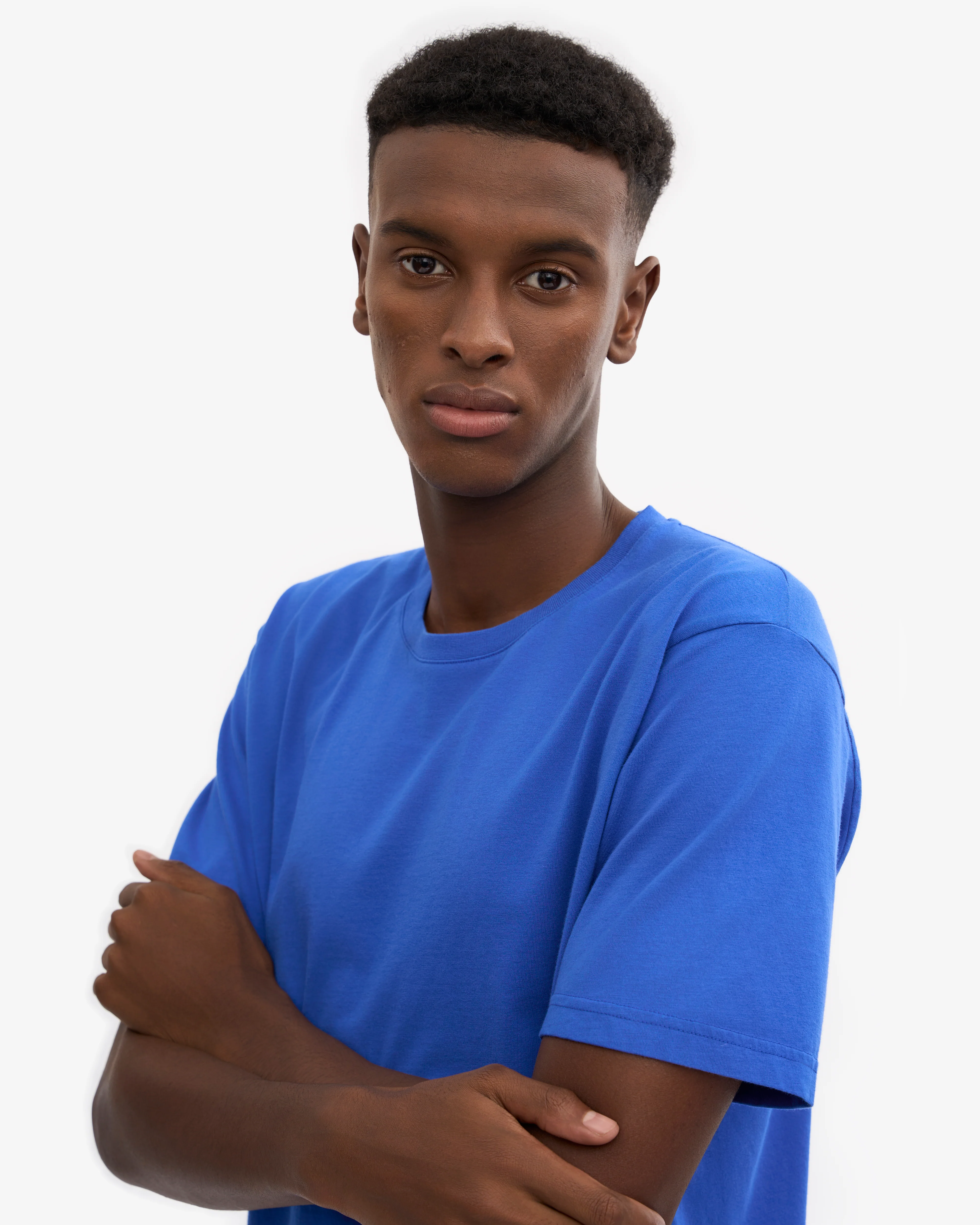 Oversized Organic T-Shirt - Sapphire Blue