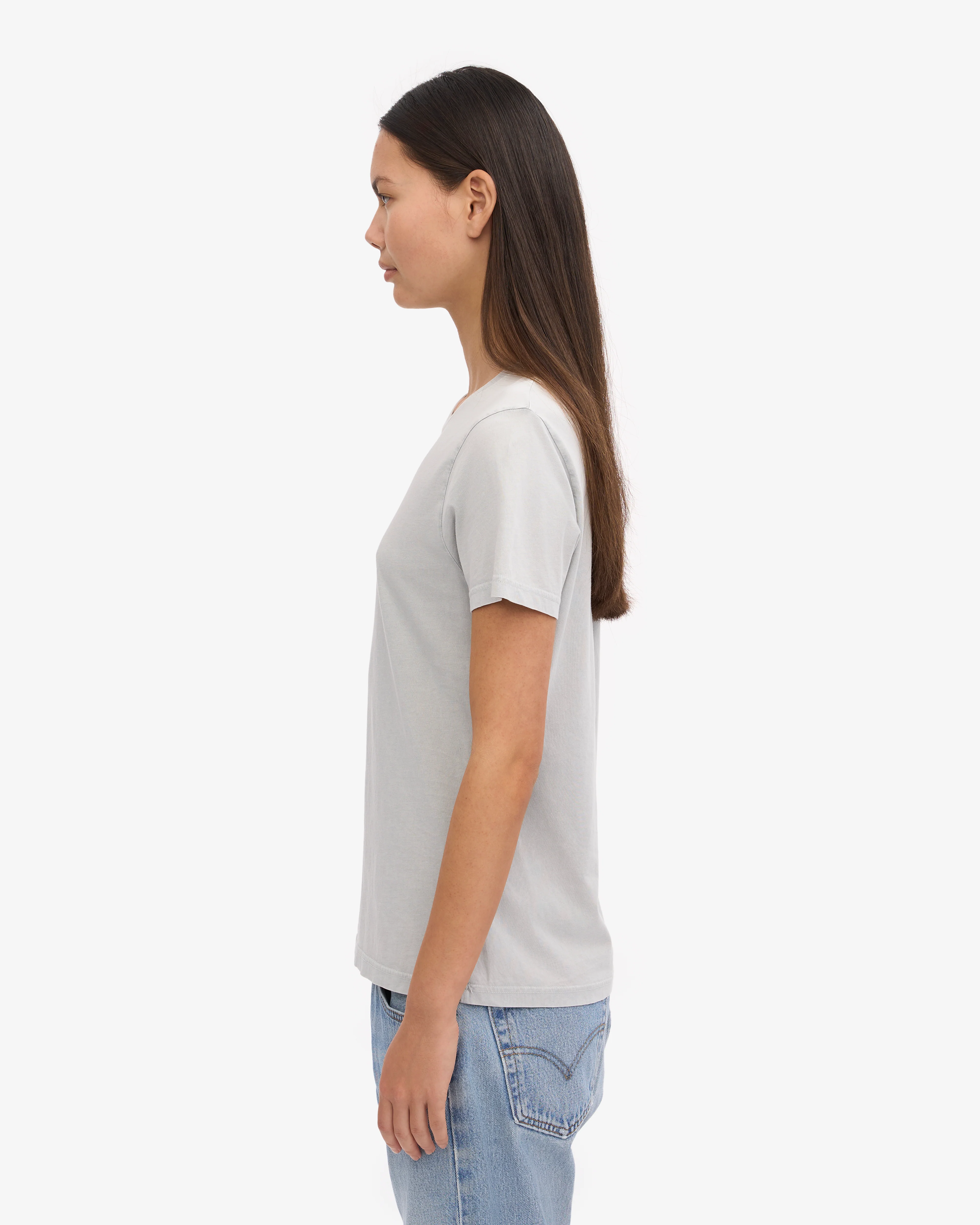 Women Light Organic Tee - Faded Grey