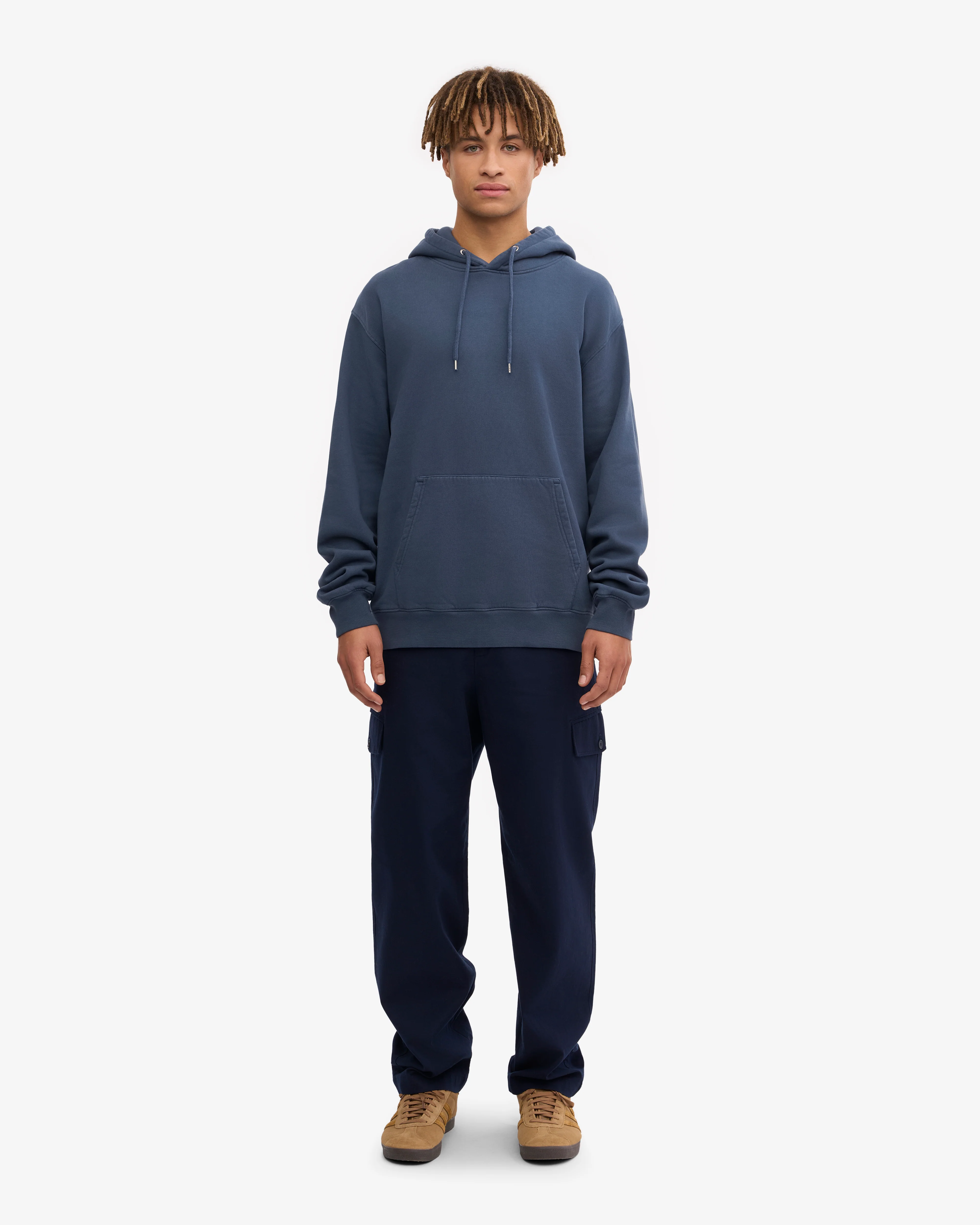 Classic Organic Hood - Petrol Blue