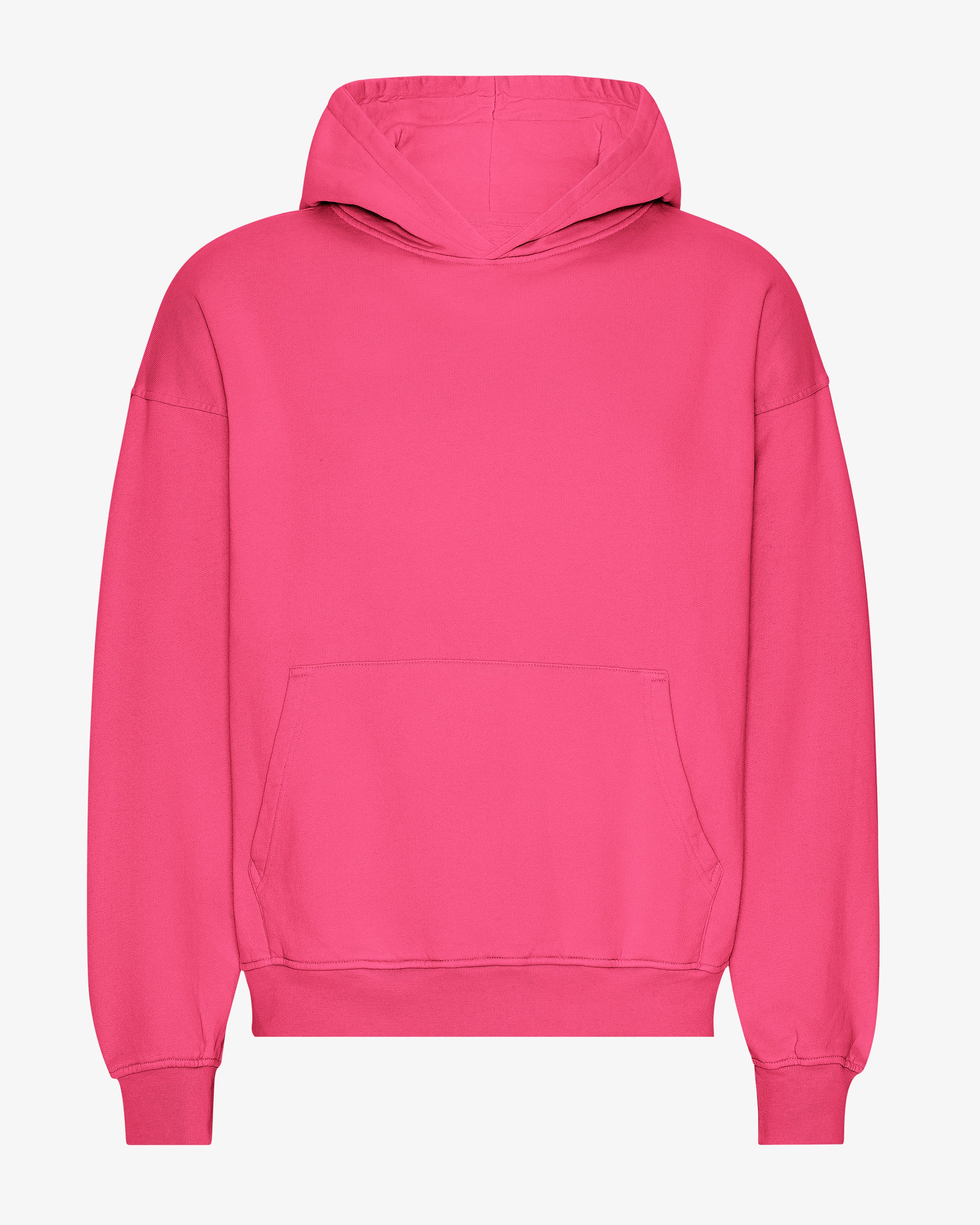 Organic Oversized Hood - Bubblegum Pink