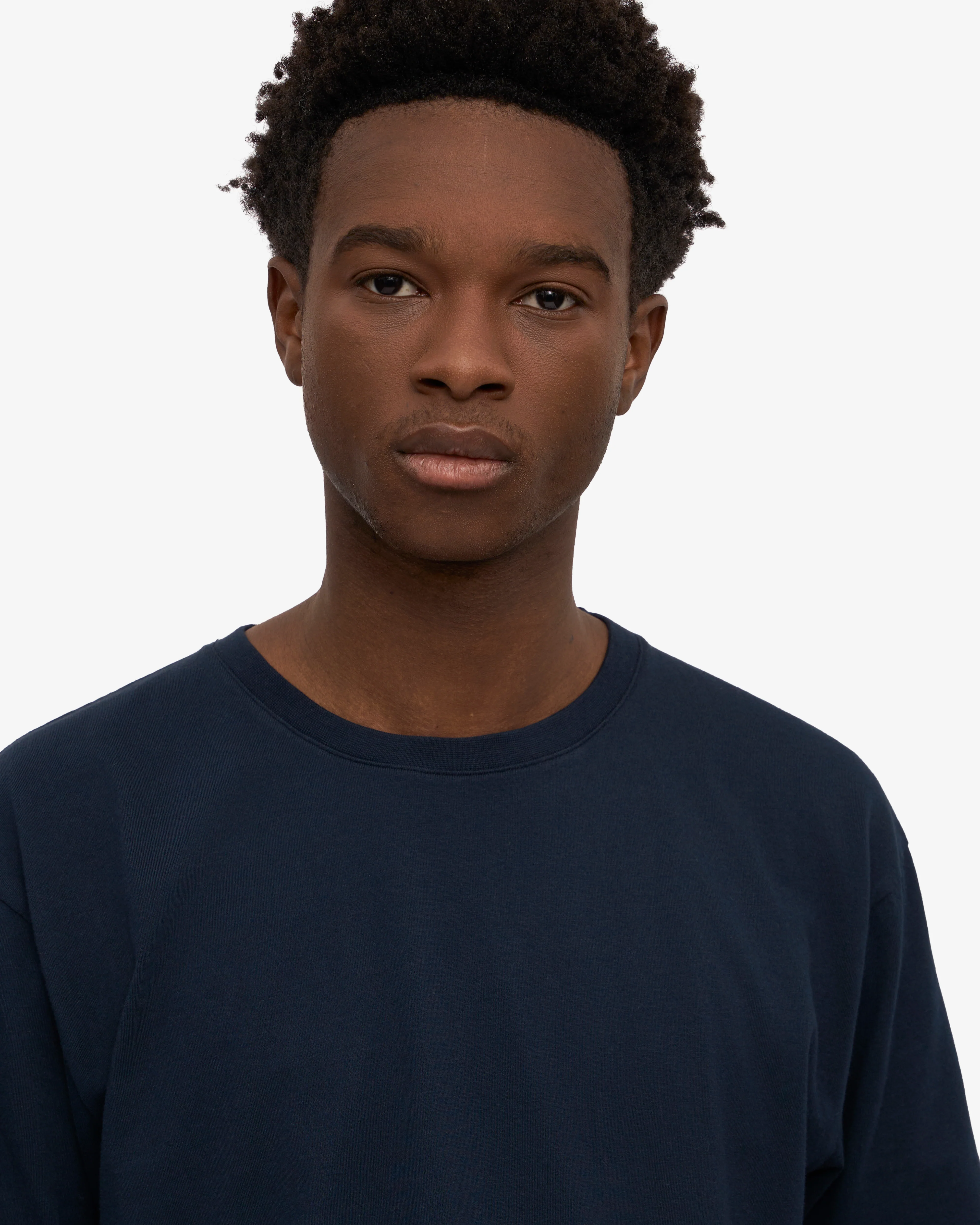 Classic Organic Tee - Navy Blue