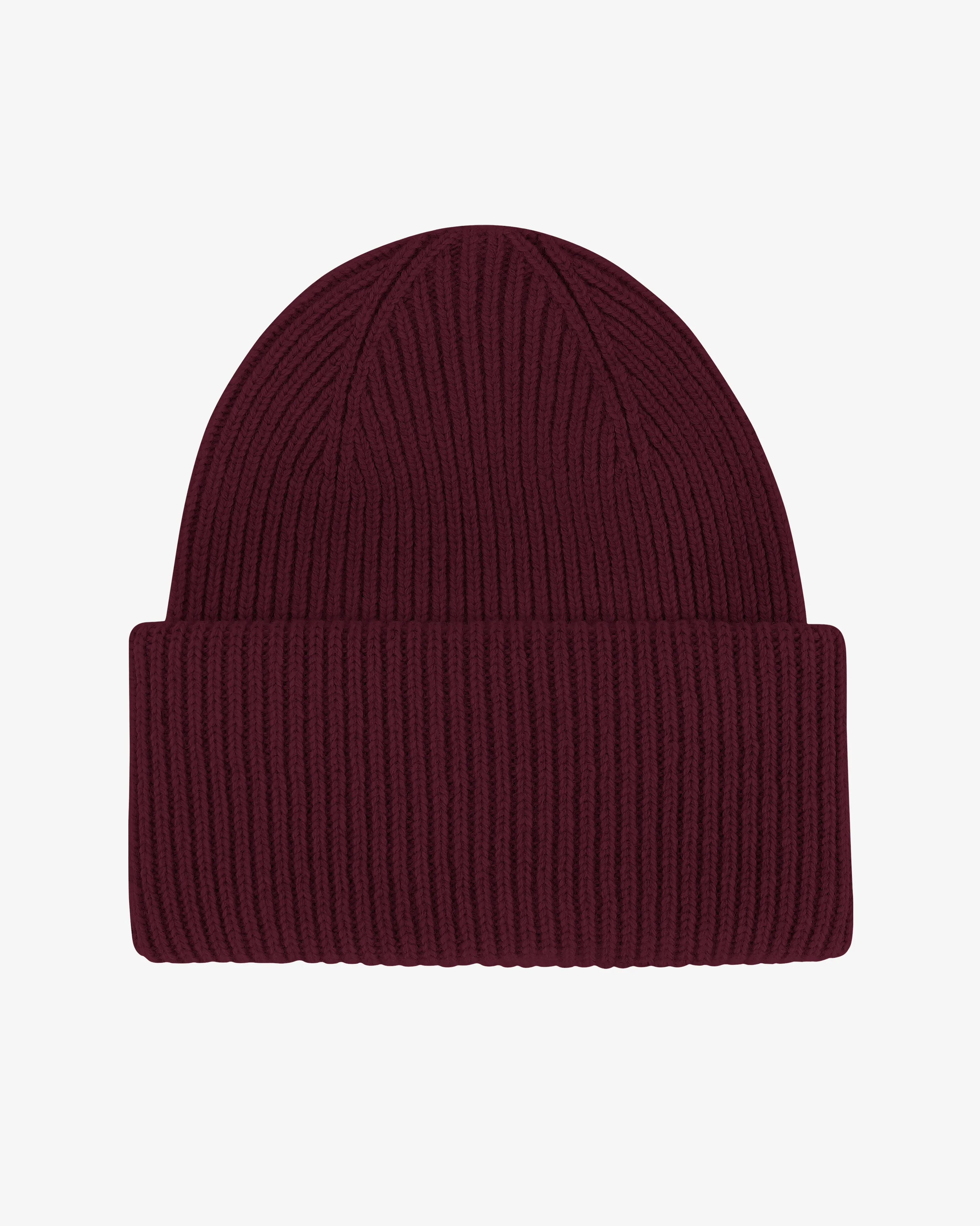 Merino Wool Hat - Oxblood Red