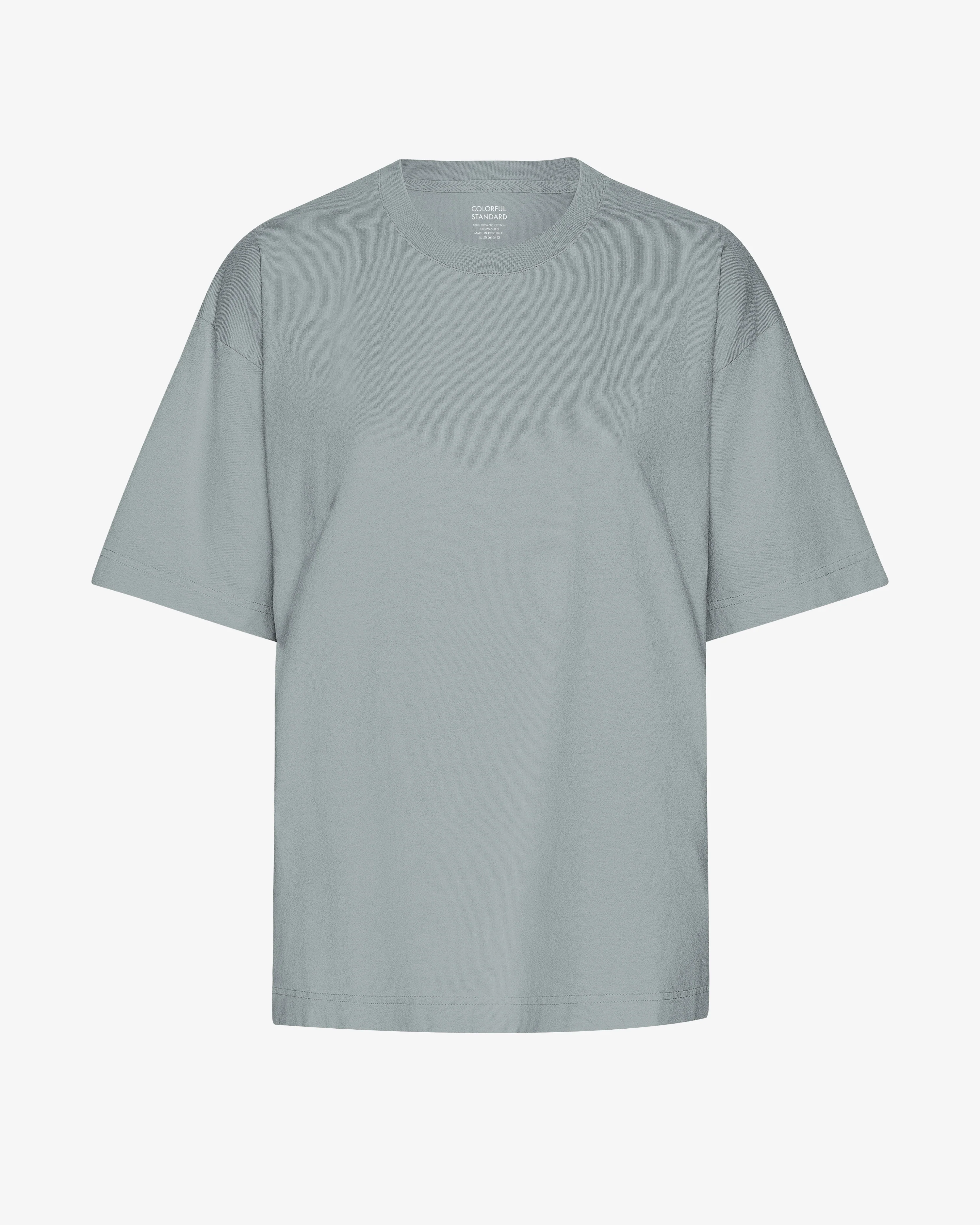 Oversized Organic T-Shirt - Steel Blue