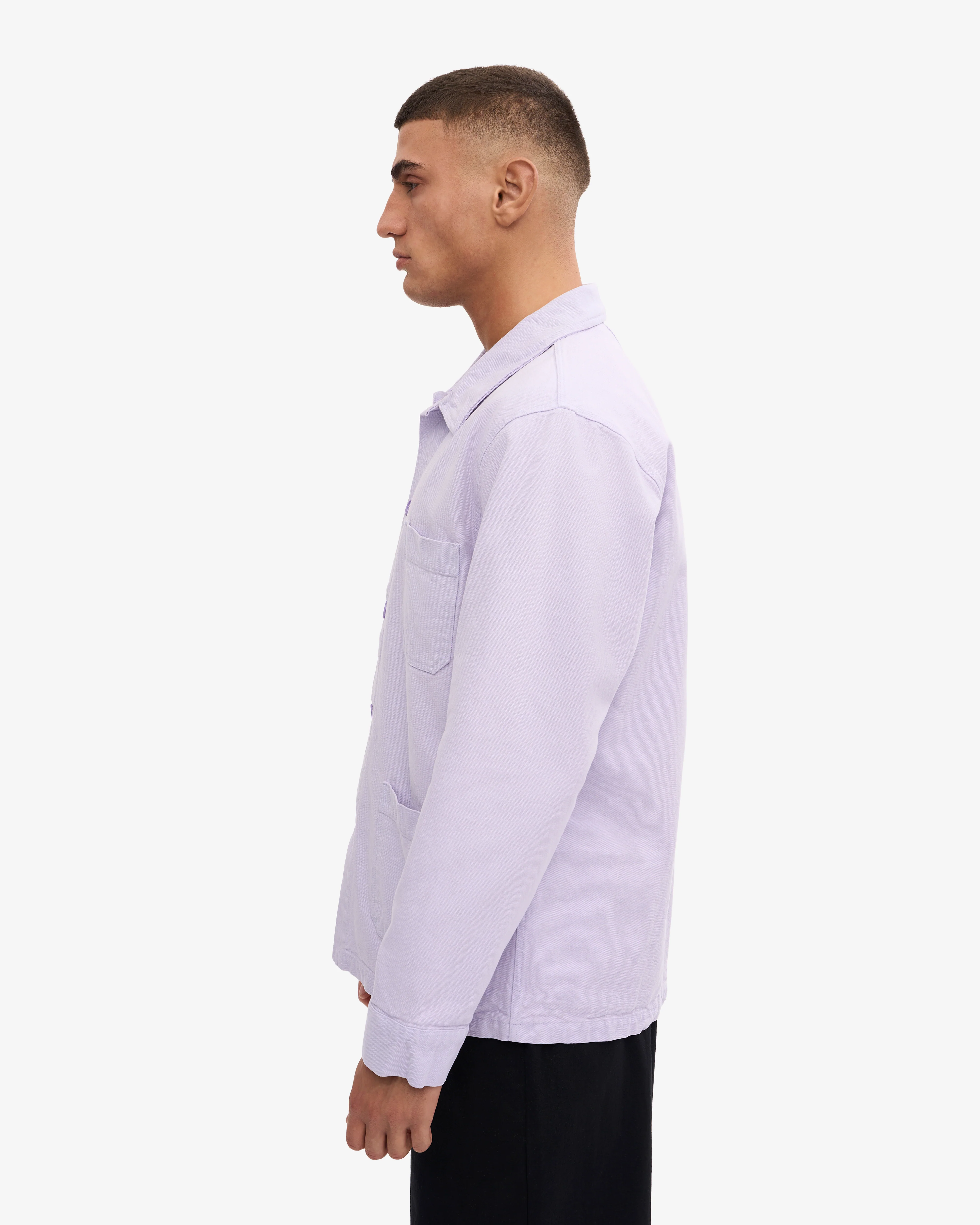 Organic Workwear Jacket - Soft Lavender