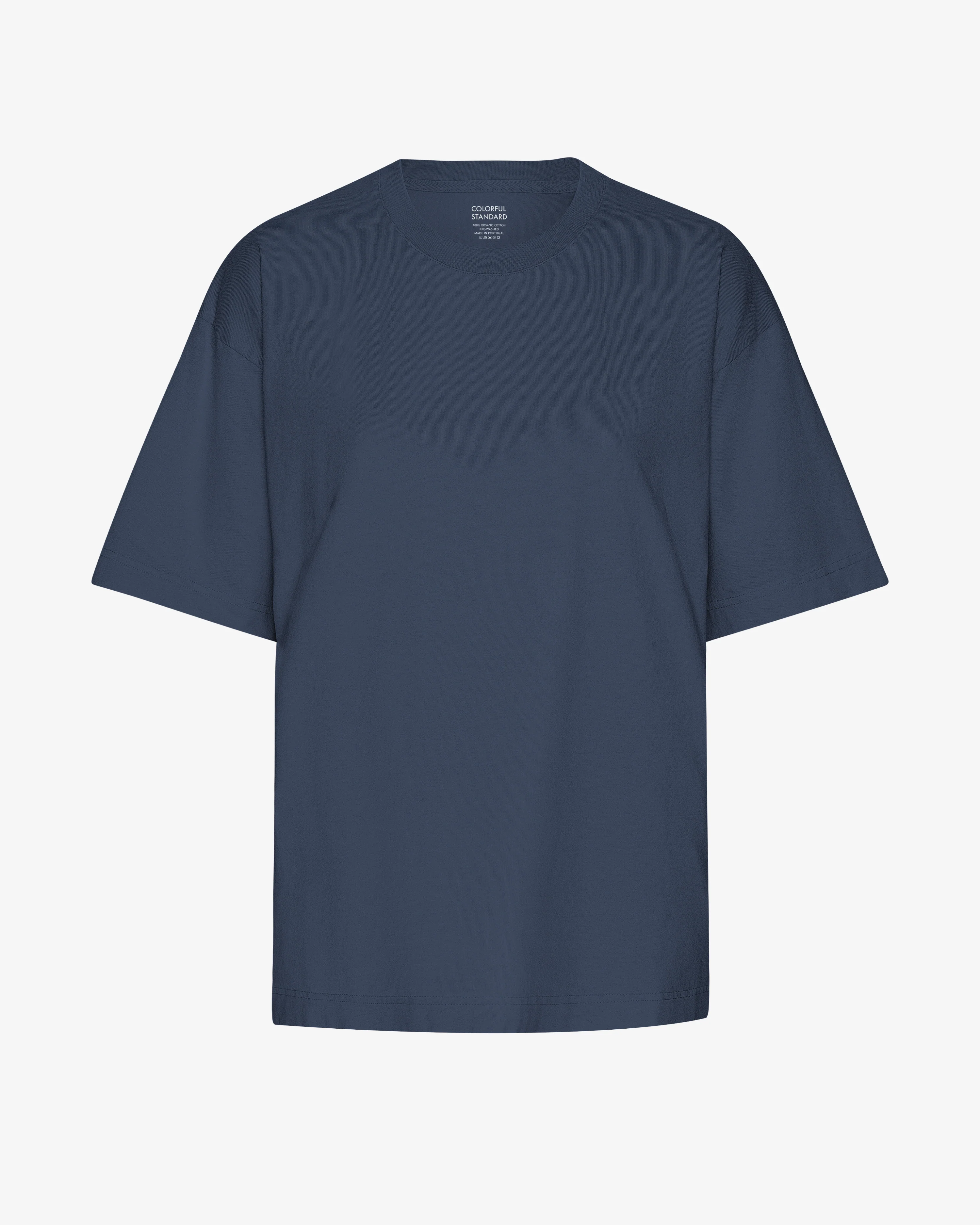 Oversized Organic T-Shirt - Petrol Blue