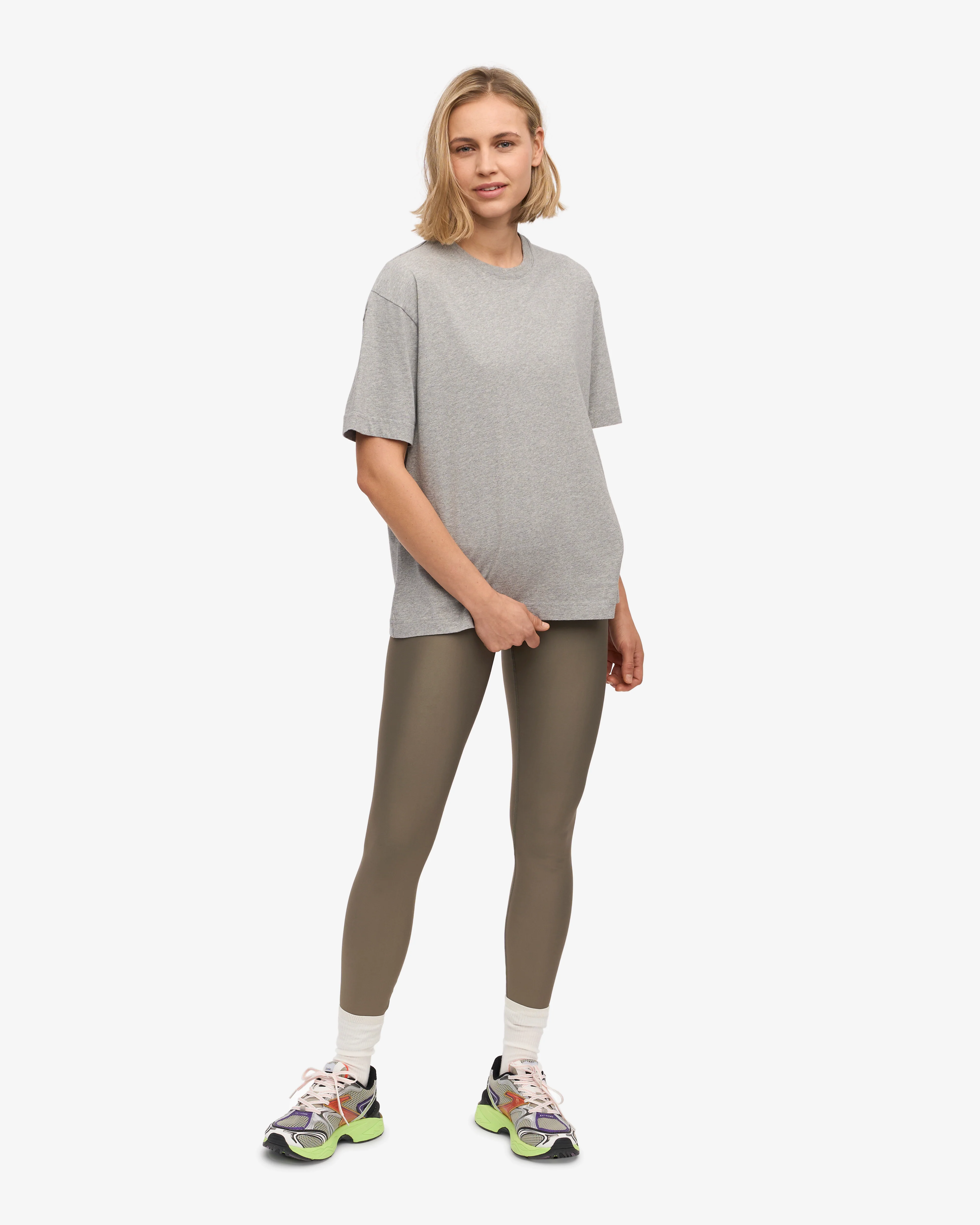 Oversized Organic T-Shirt - Heather Grey