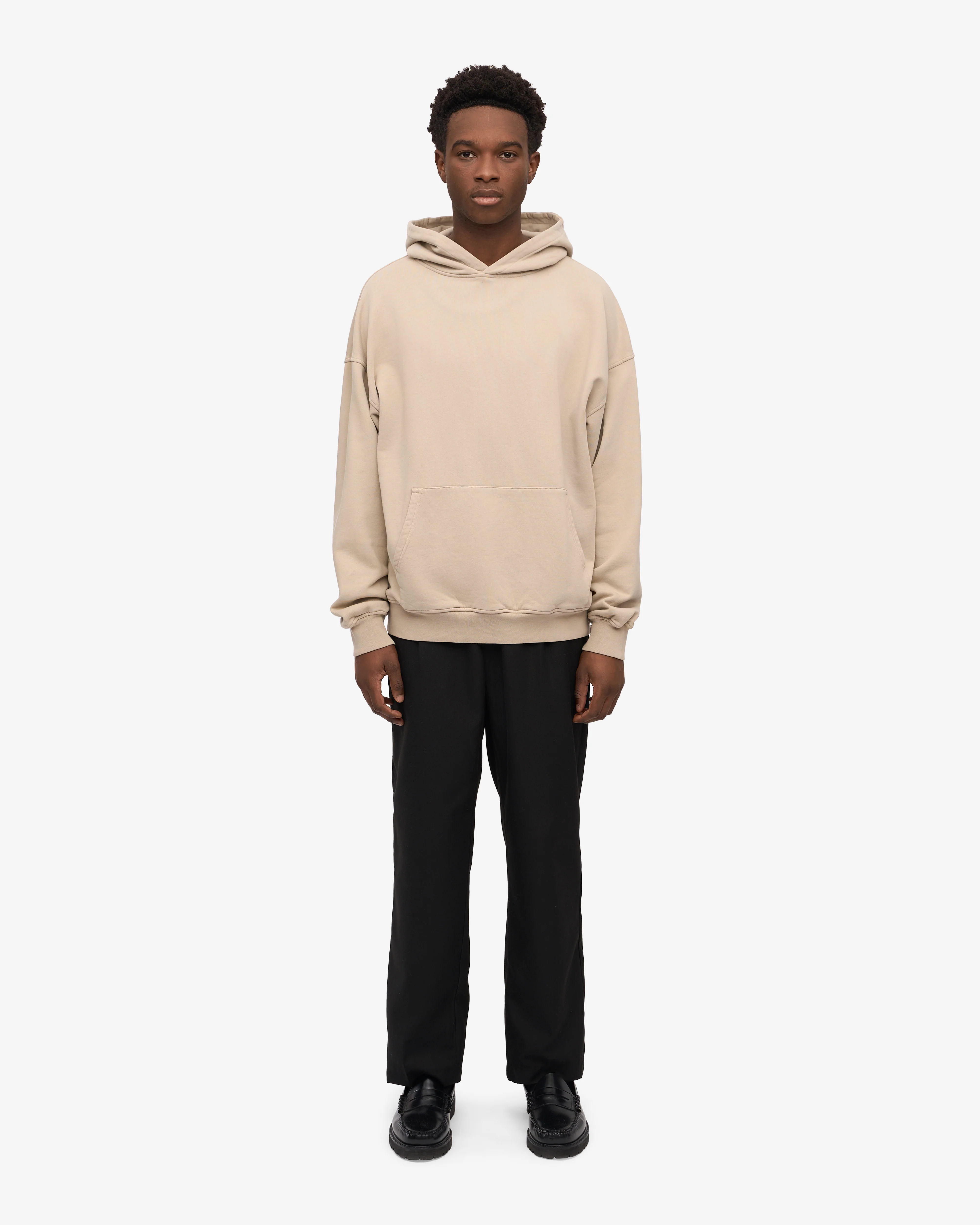 Organic Oversized Hood - Oyster Grey
