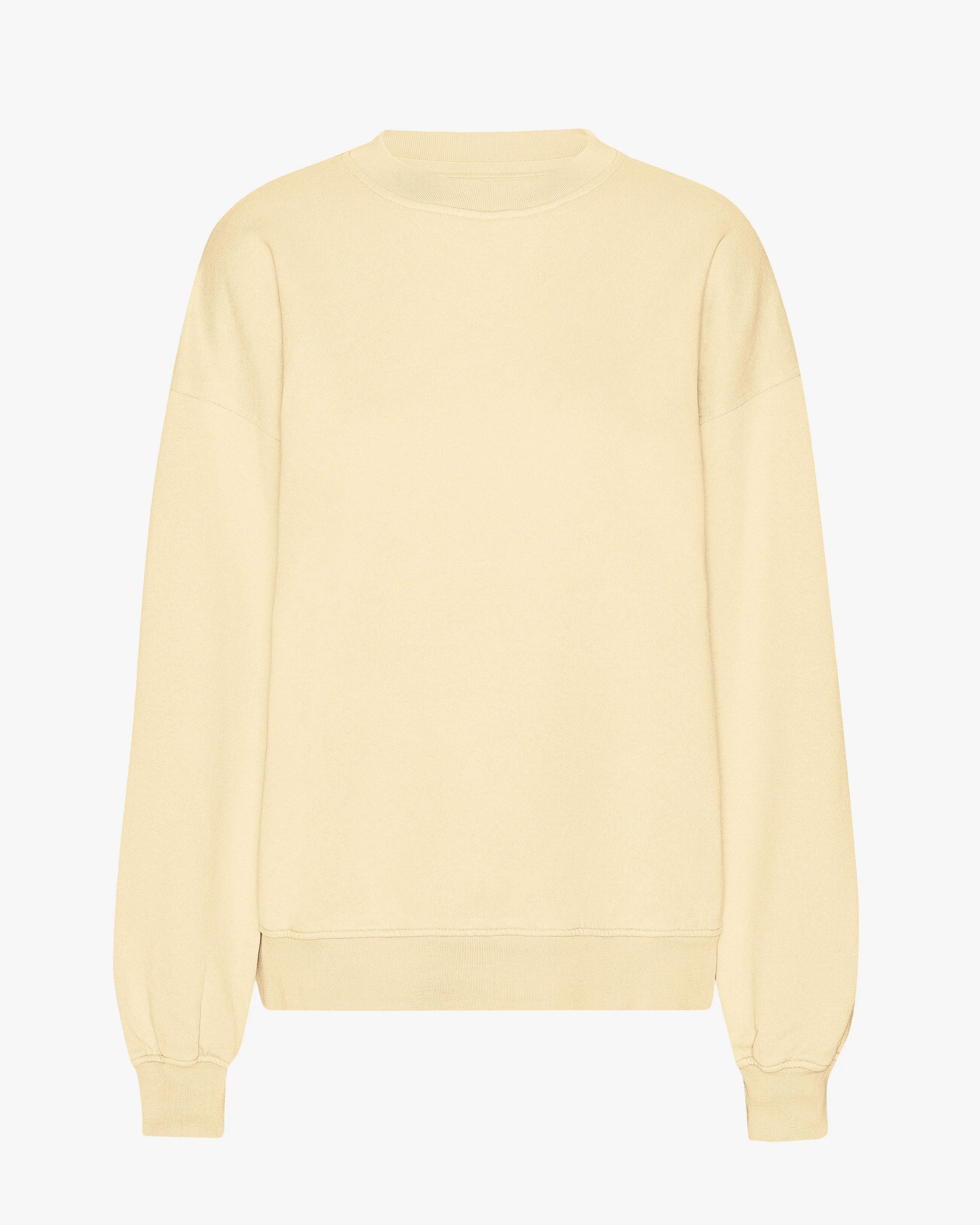 Organic Oversized Crew - Soft Yellow