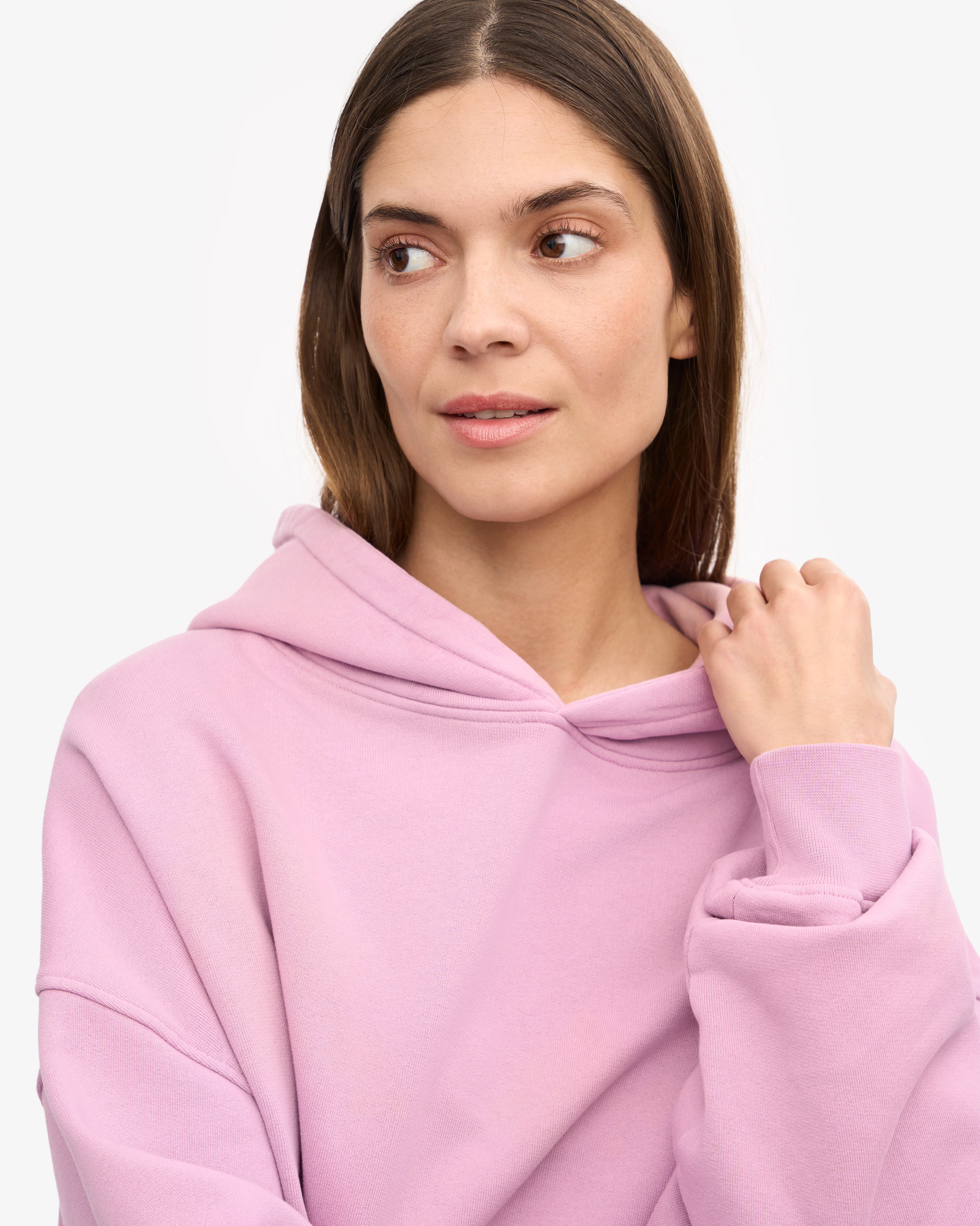Organic Oversized Hood - Cherry Blossom