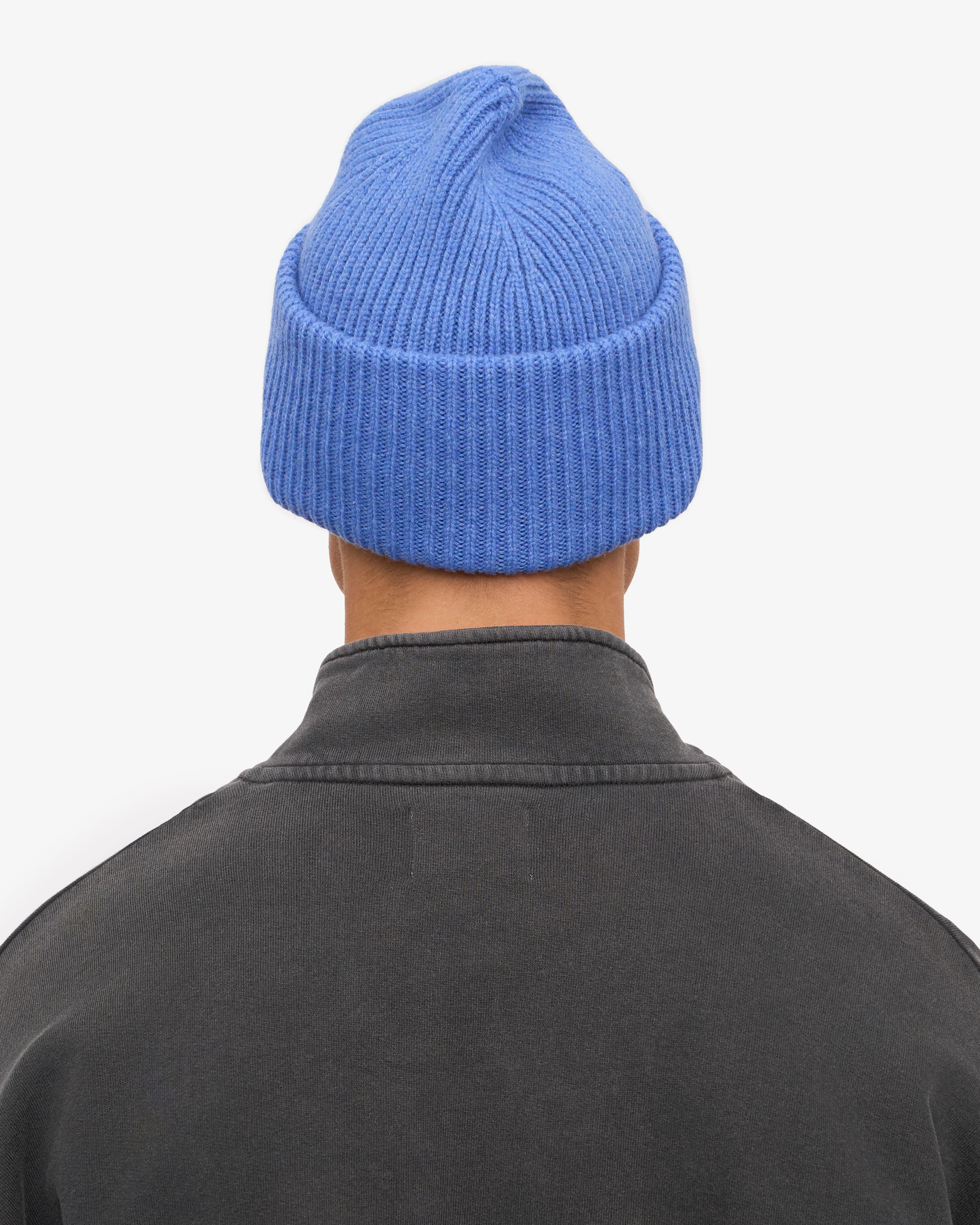 Merino Wool Hat - Pacific Blue