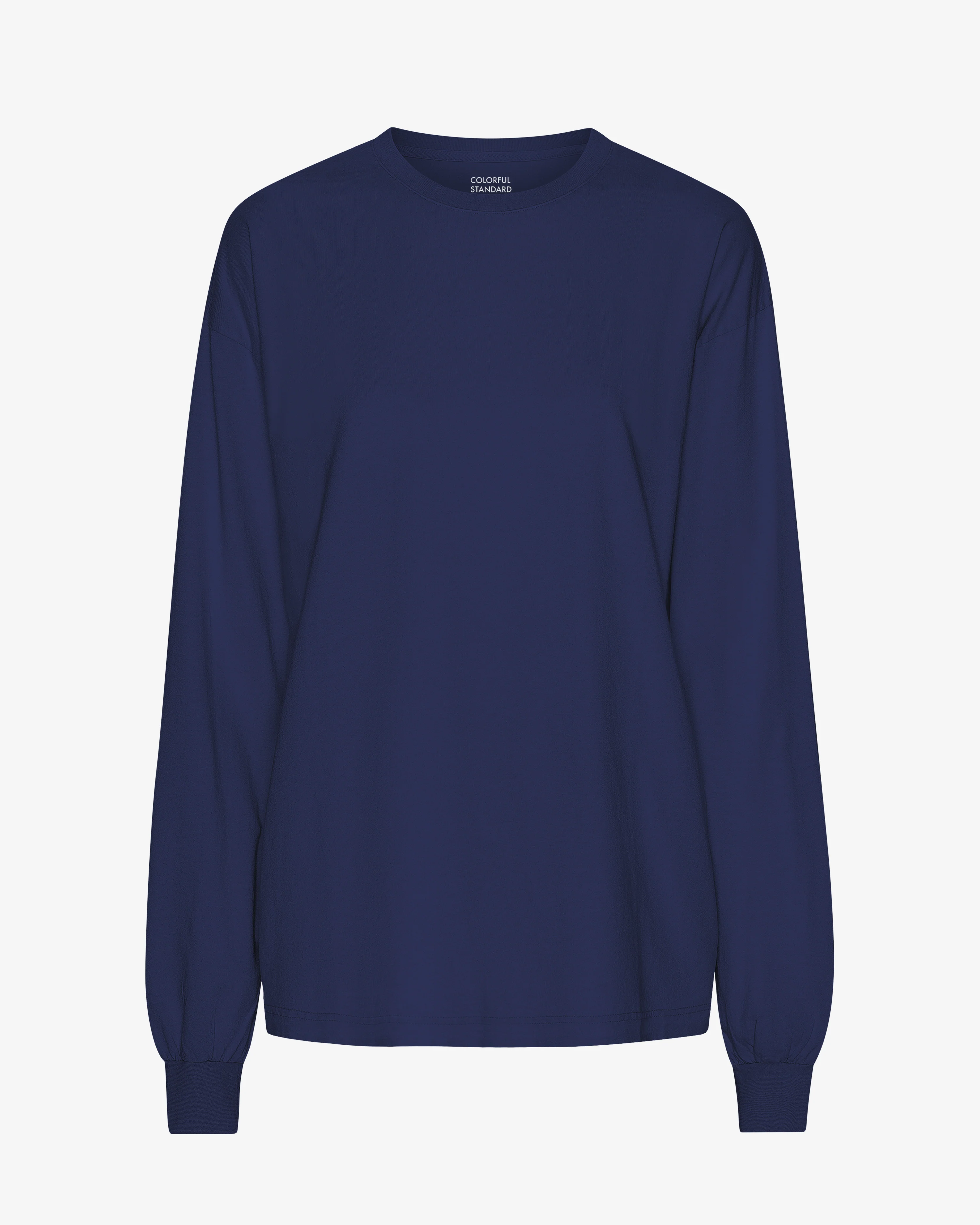 Oversized Organic LS T-Shirt - Marine Blue