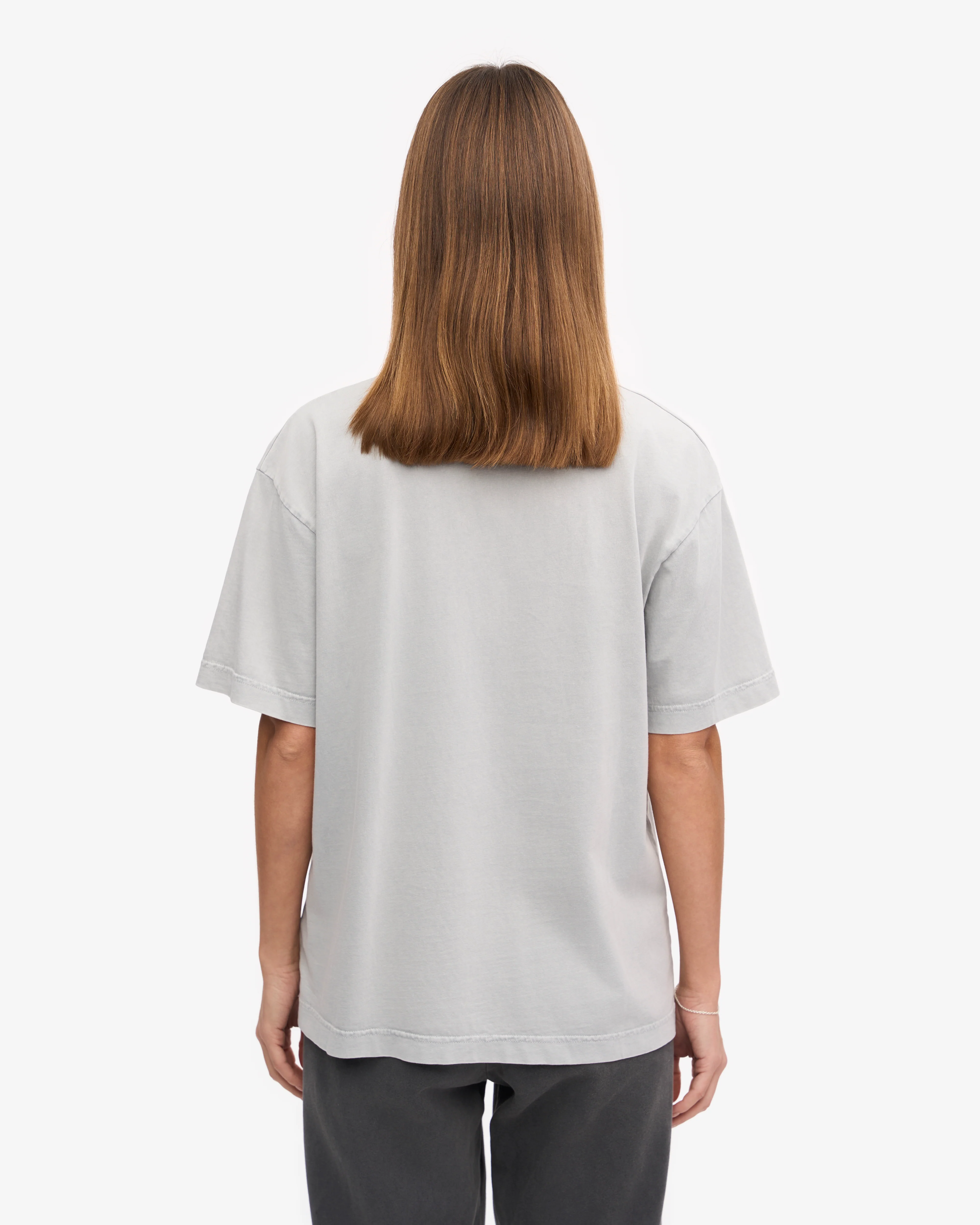 Oversized Organic T-Shirt - Faded Grey