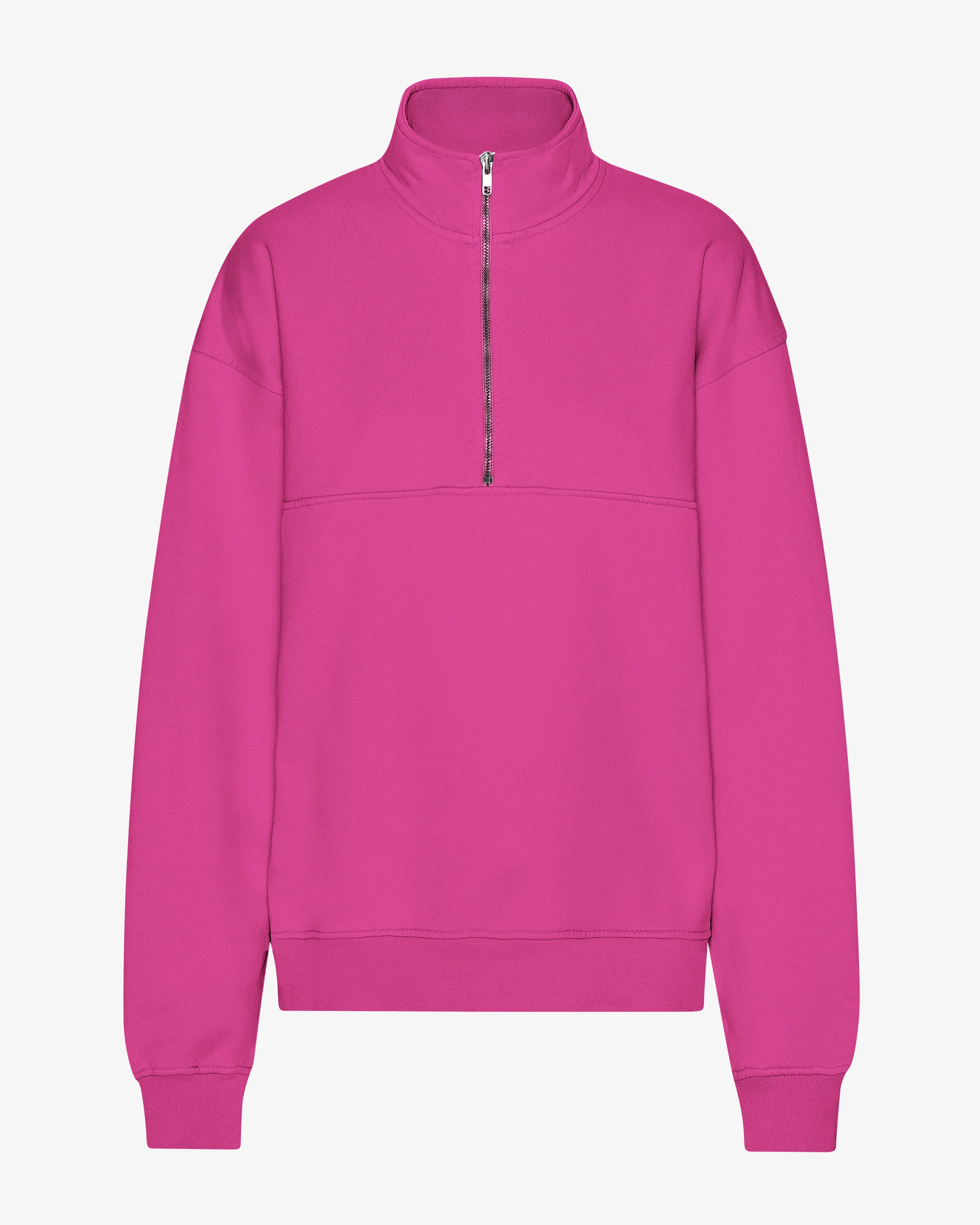Organic Quarter Zip - Magenta Blaze