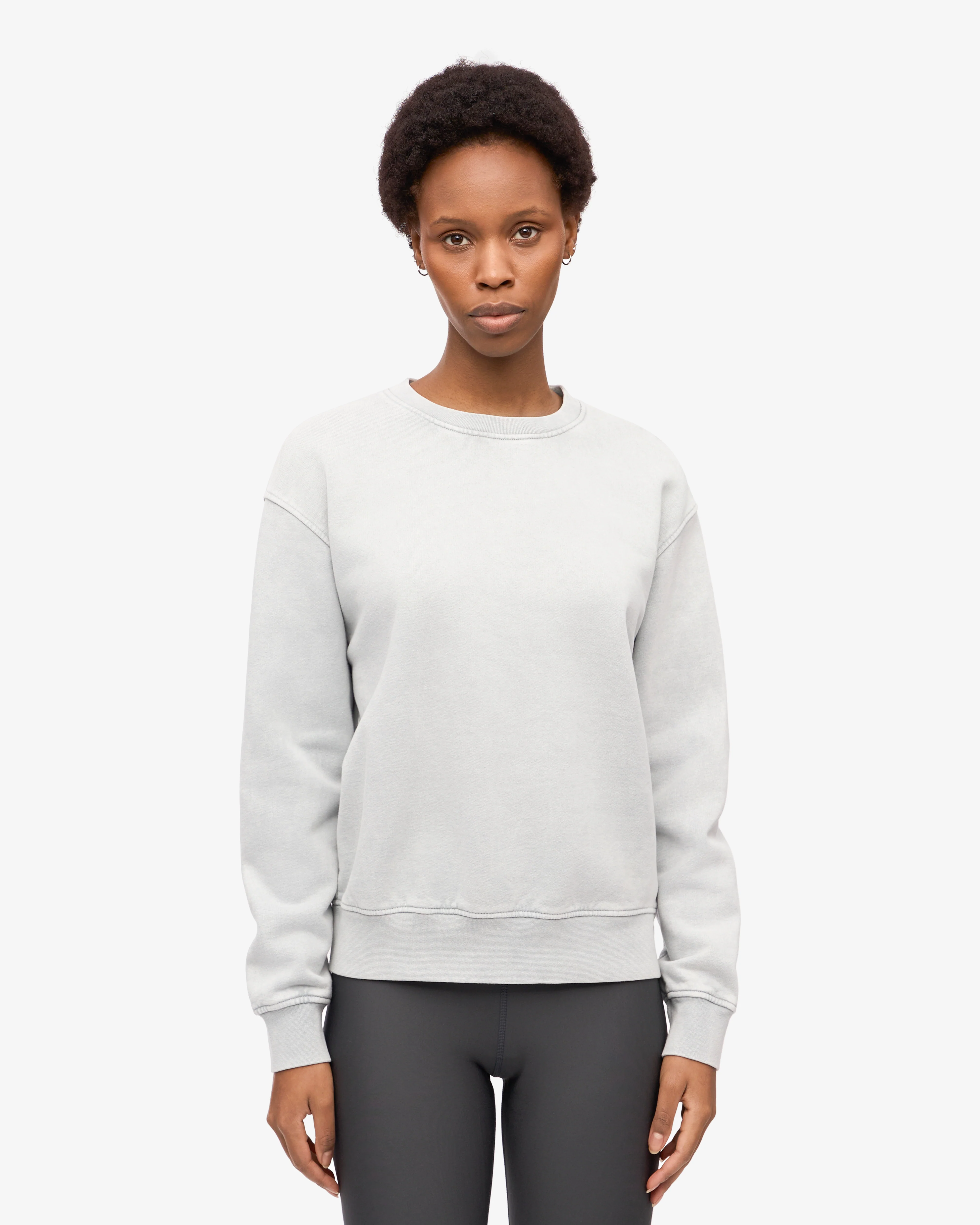 Women Classic Organic Crew - Faded Grey