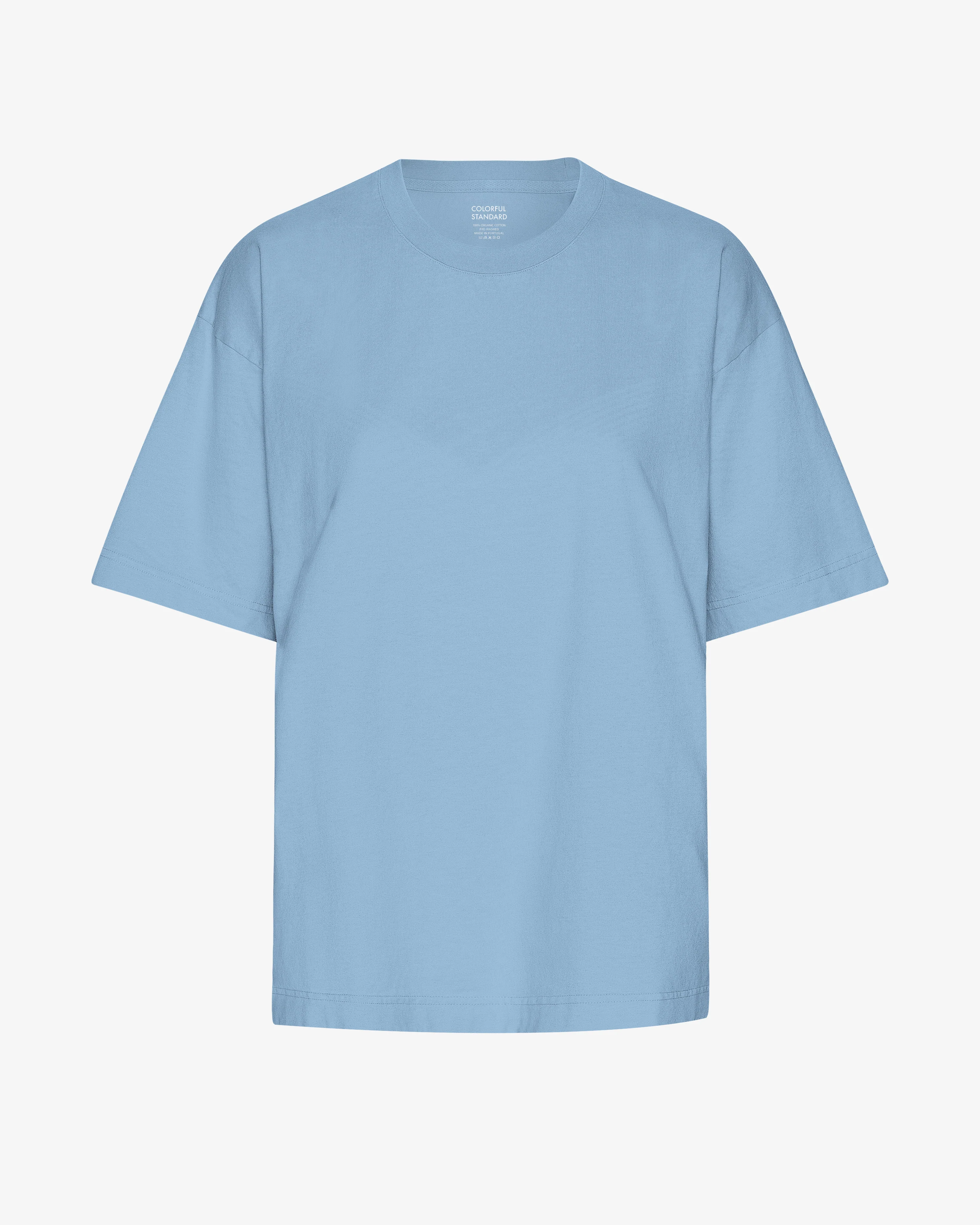 Oversized Organic T-Shirt - Seaside Blue