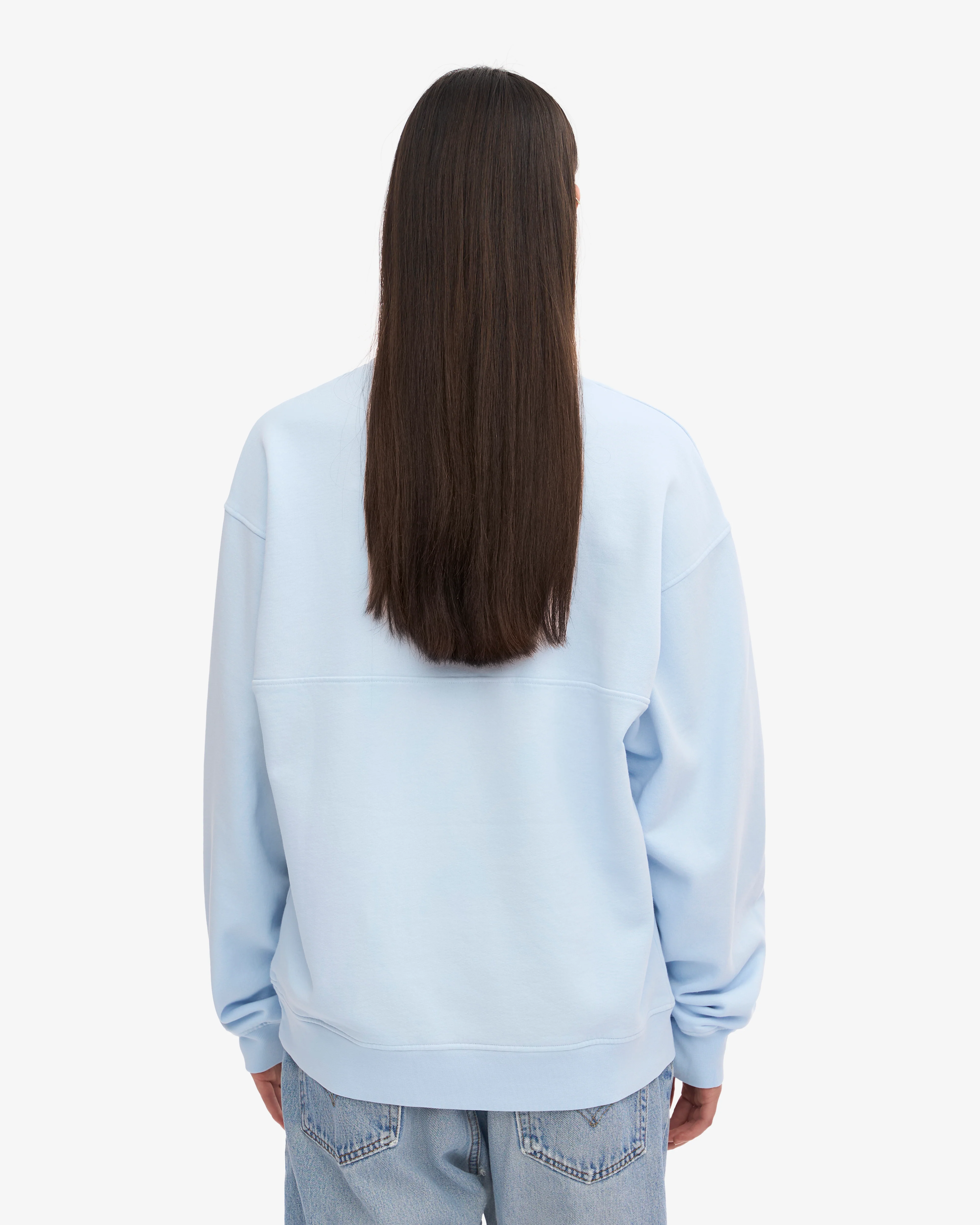 Organic Quarter Zip - Polar Blue