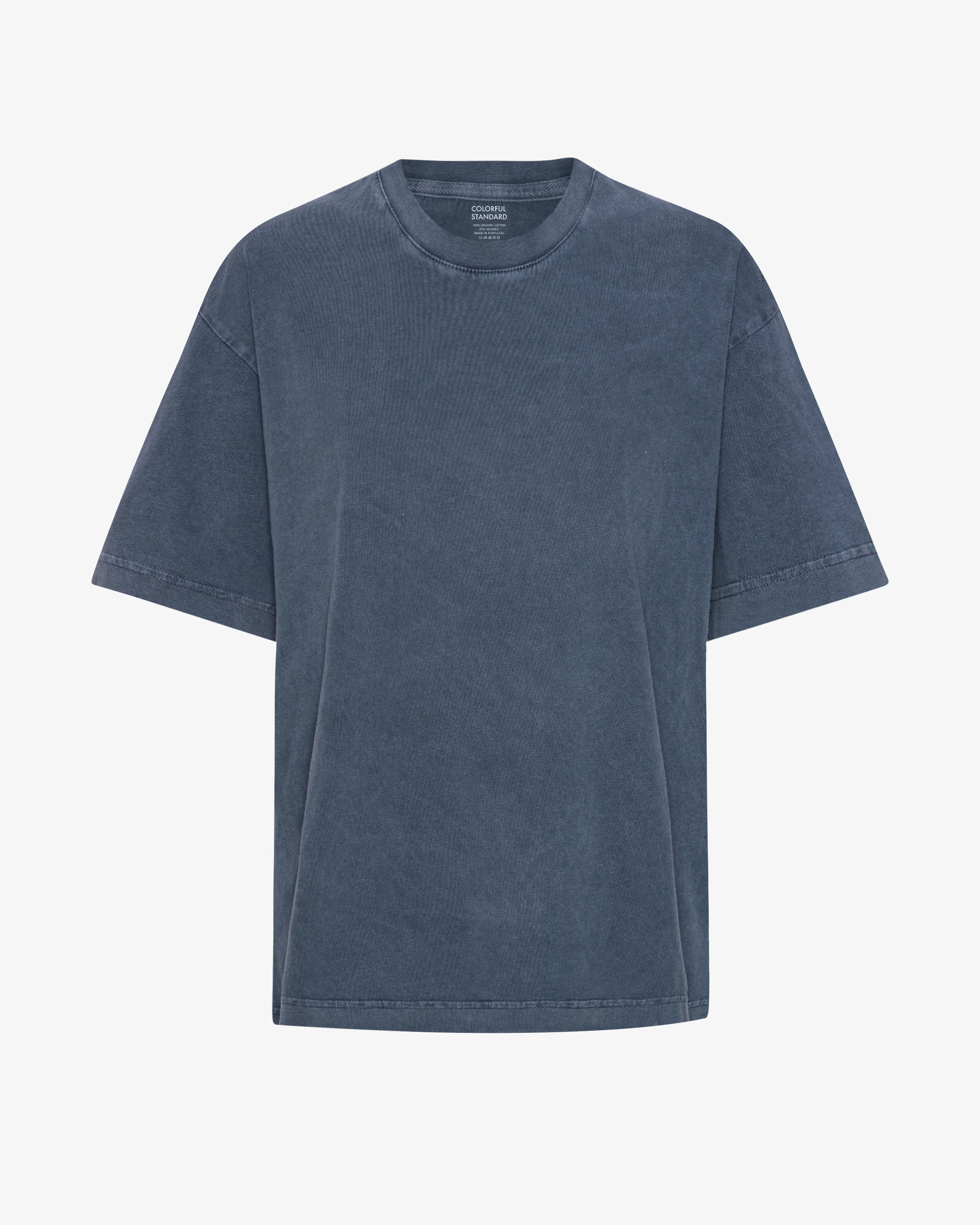 Oversized Organic T-Shirt - Neptune Blue