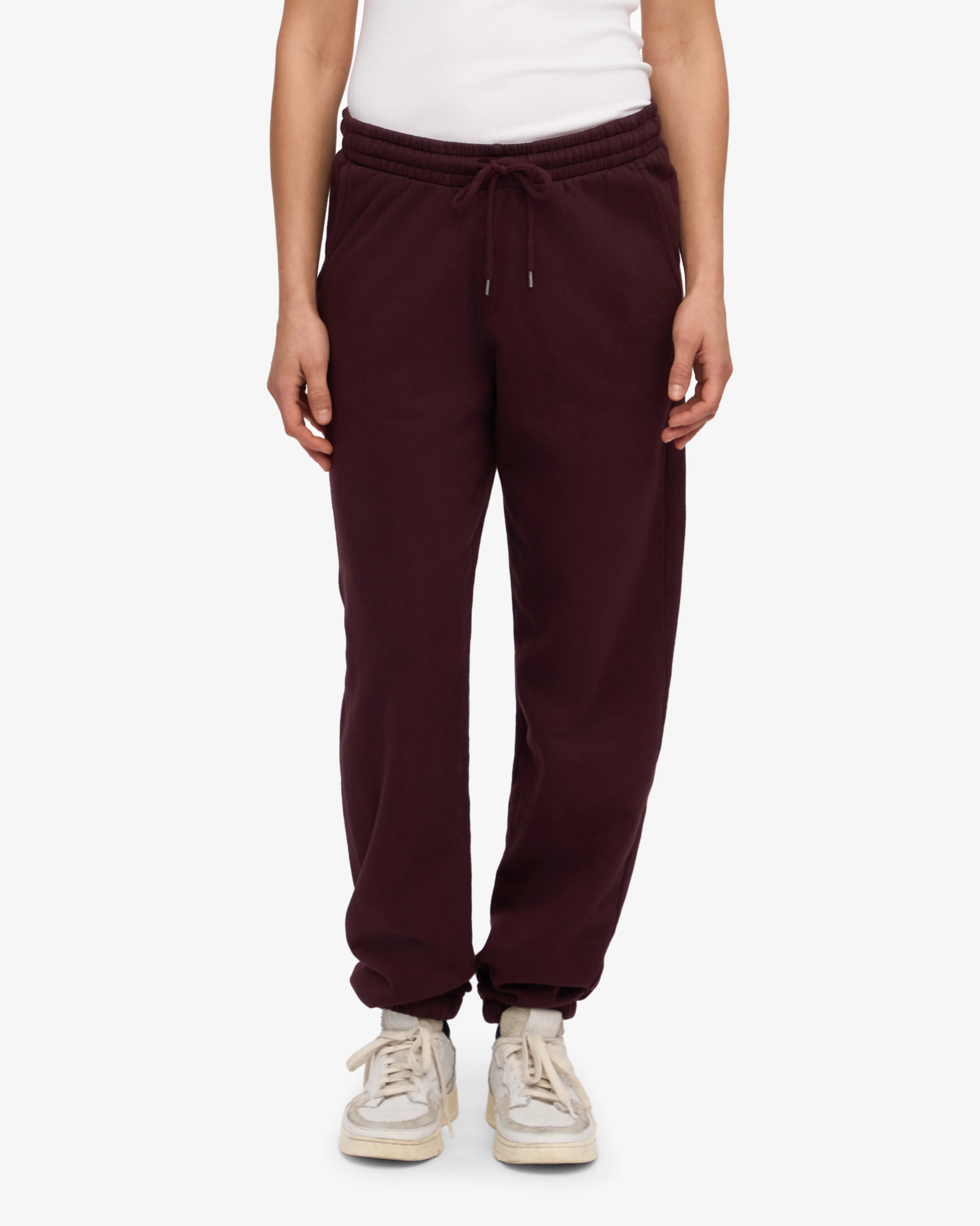 Organic Sweatpants - Oxblood Red