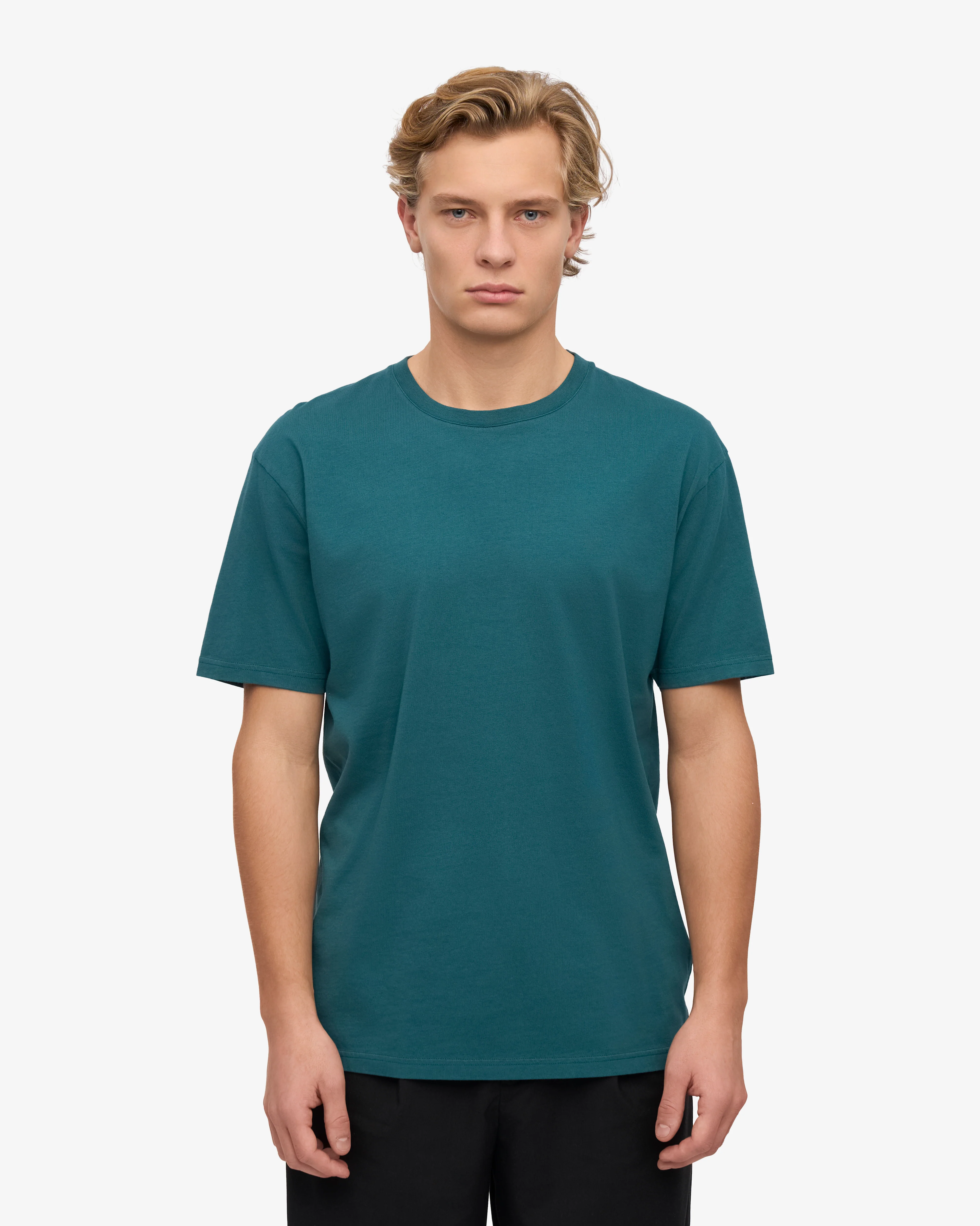 Classic Organic Tee - Ocean Green