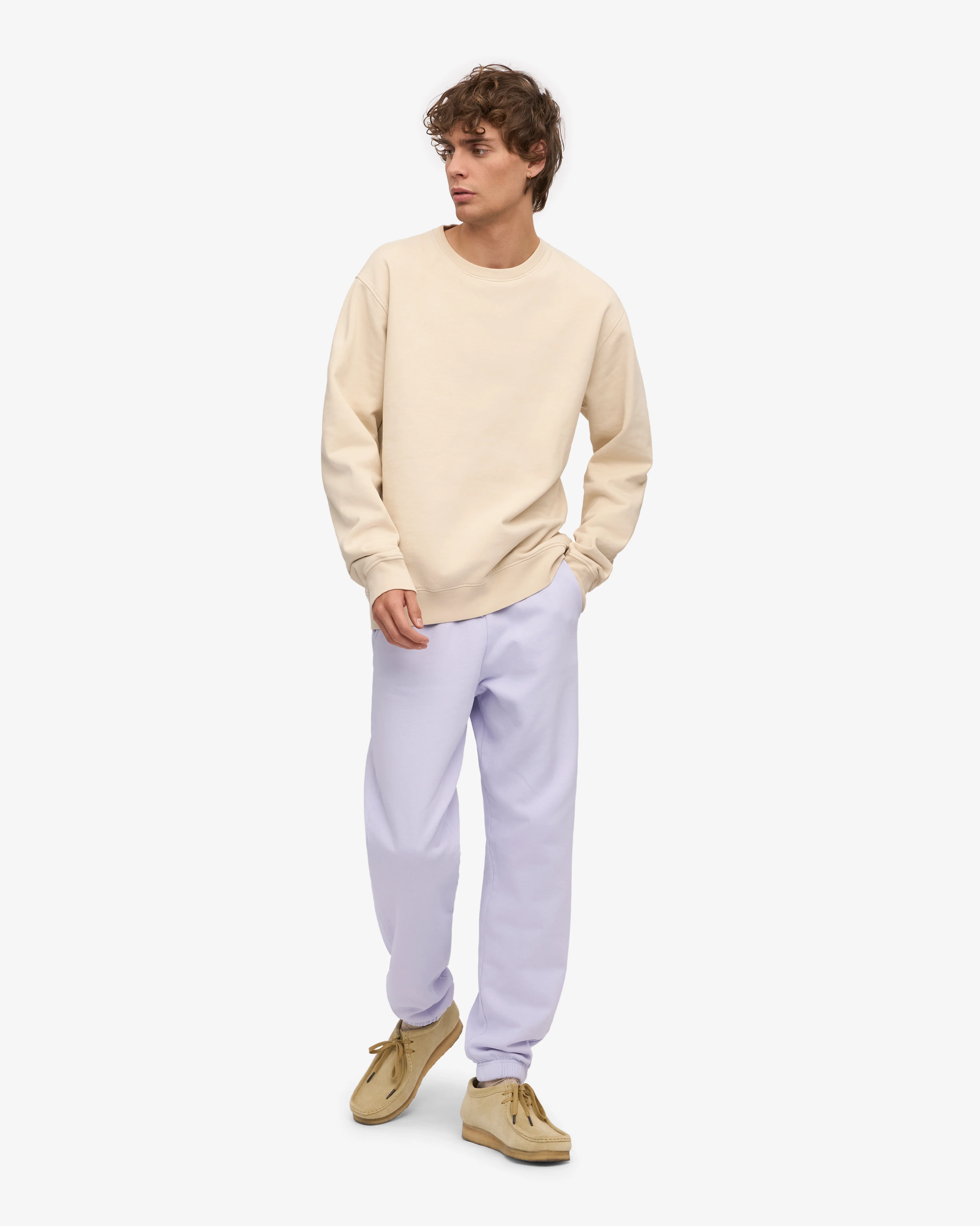 Organic Sweatpants - Soft Lavender