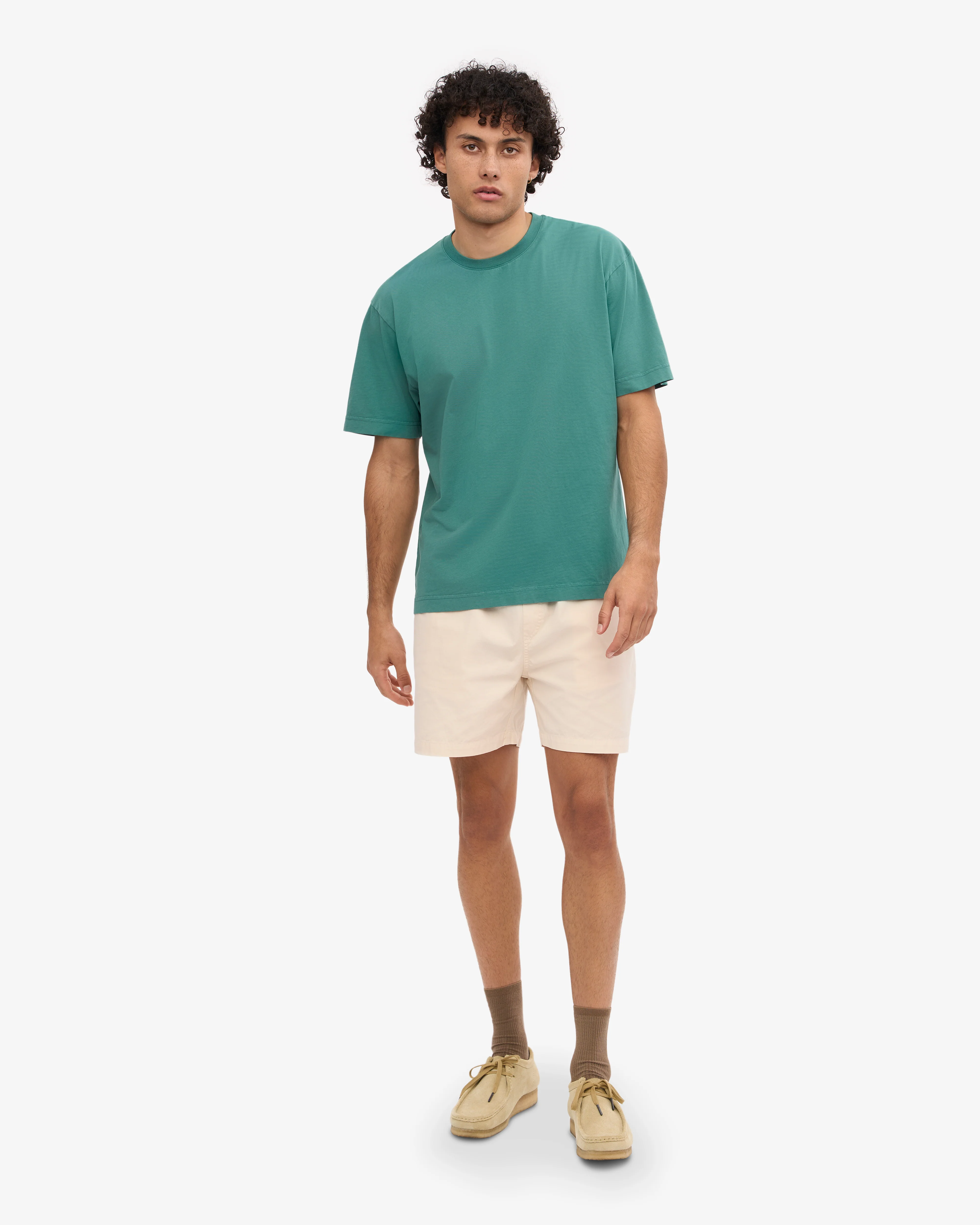 Oversized Organic T-Shirt - Pine Green