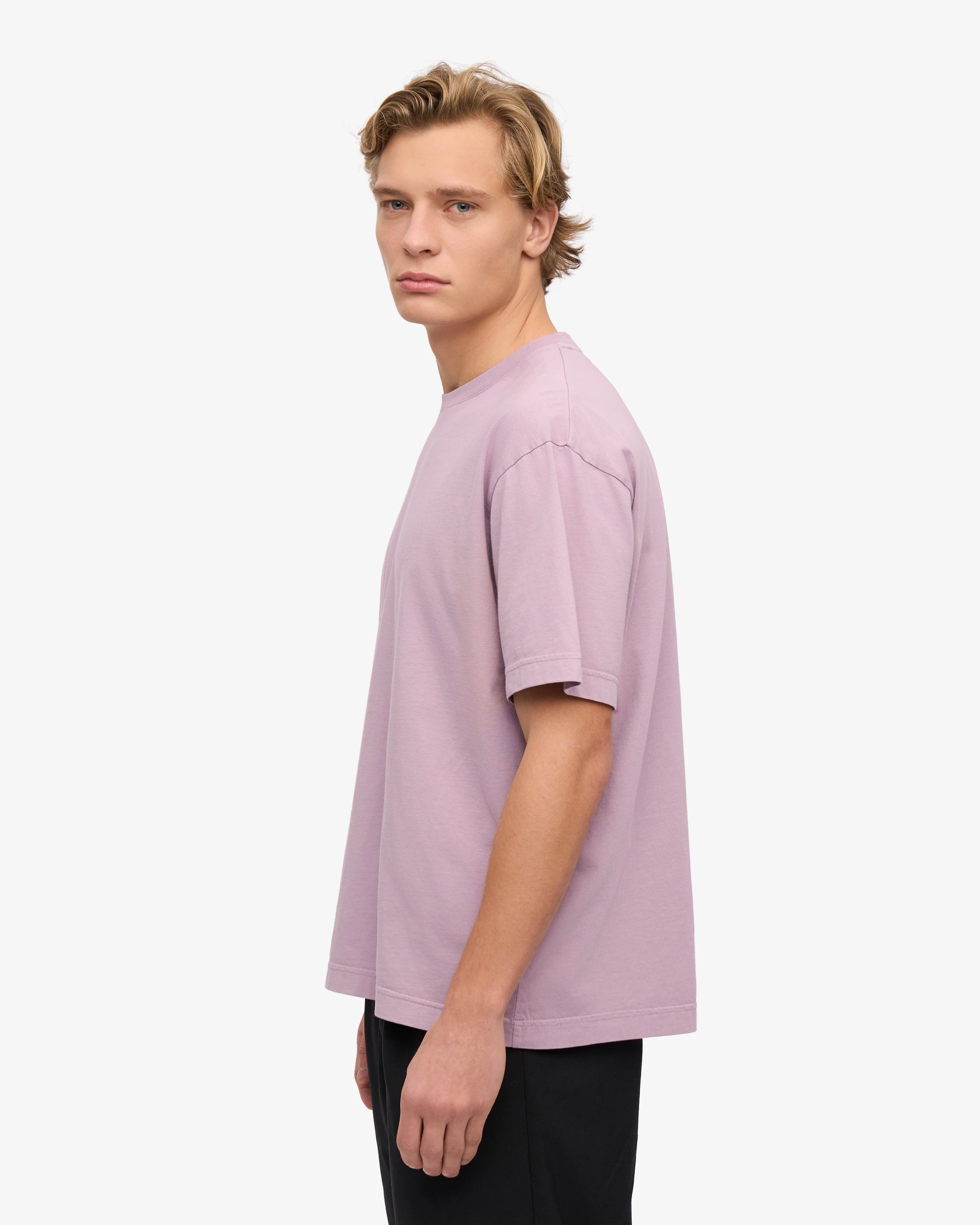 Oversized Organic T-Shirt - Pearly Purple