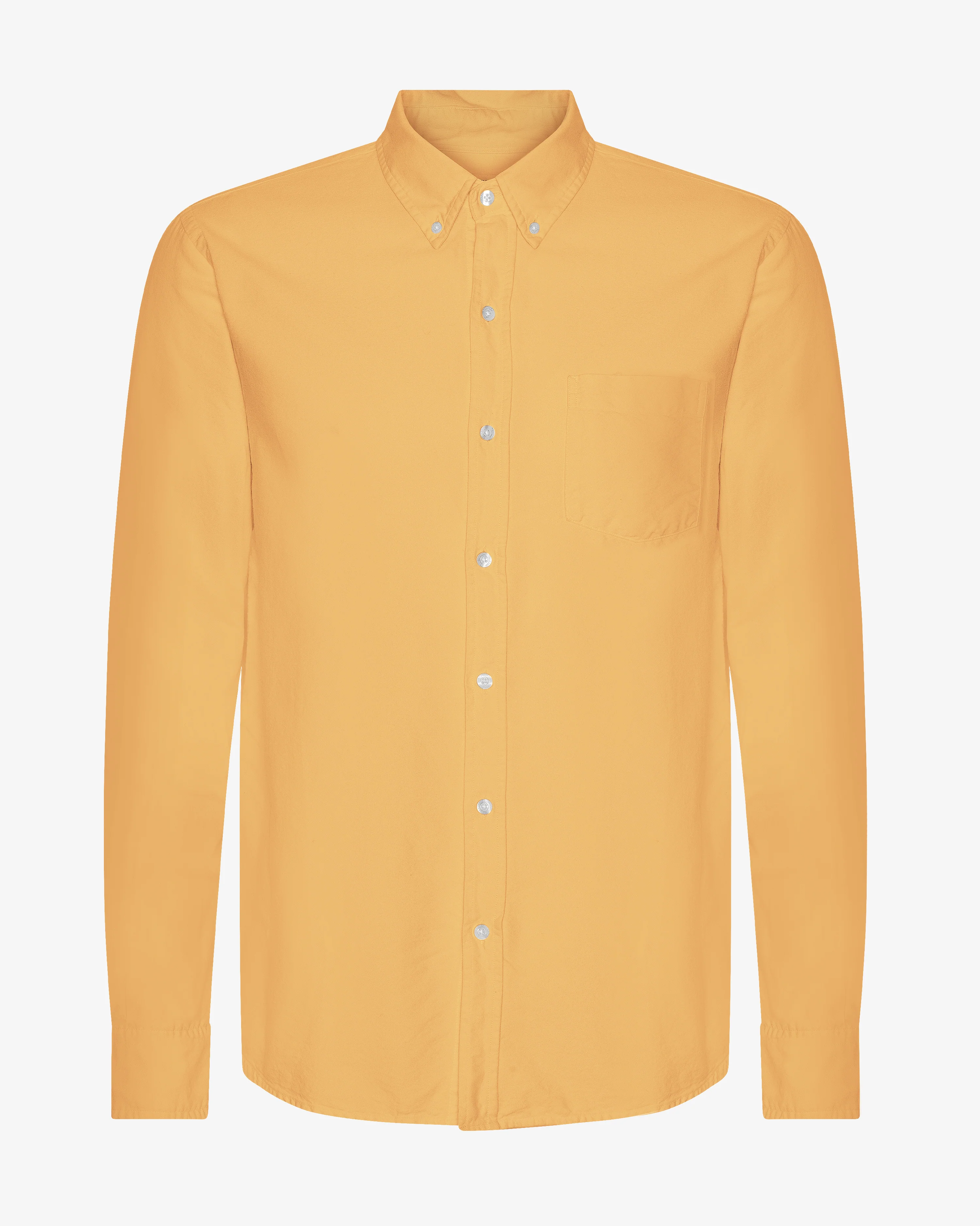 Organic Button Down Shirt - Sandstone Orange