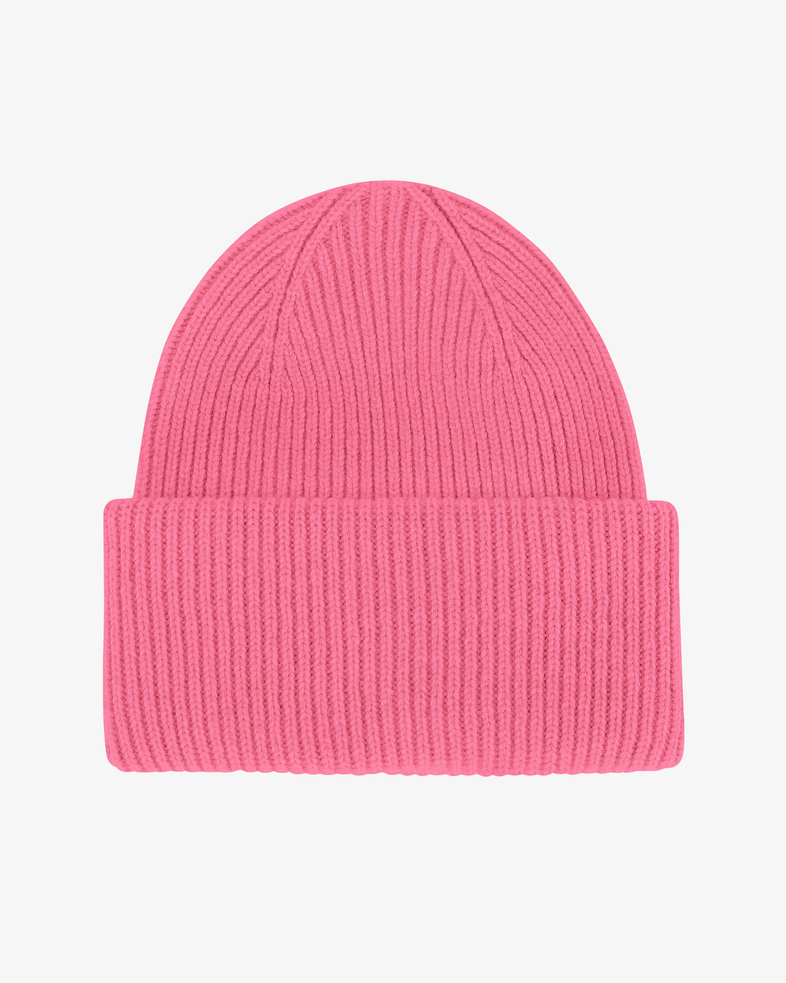 Merino Wool Hat - Bubblegum Pink