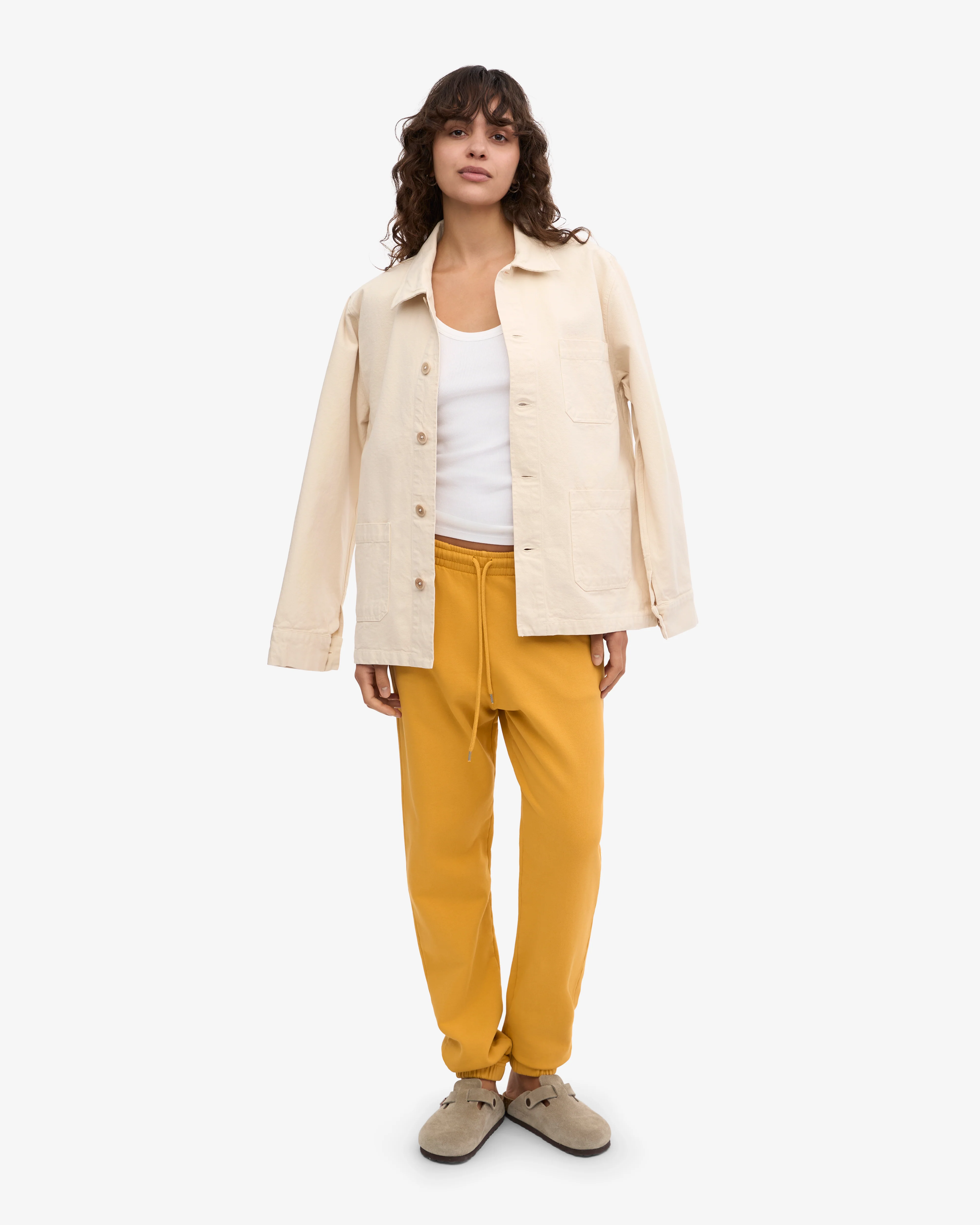 Organic Sweatpants - Burned Yellow