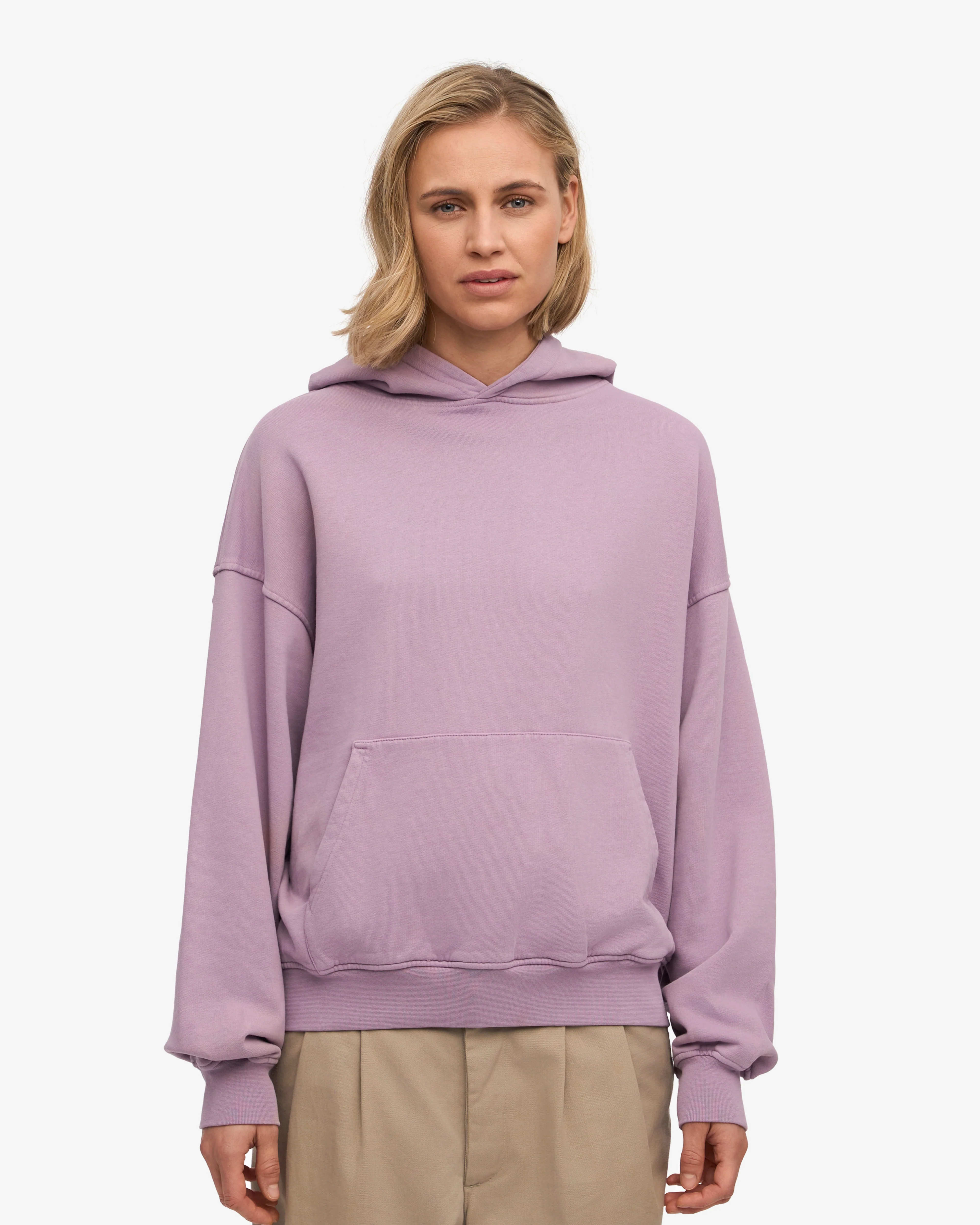 Organic Oversized Hood - Pearly Purple