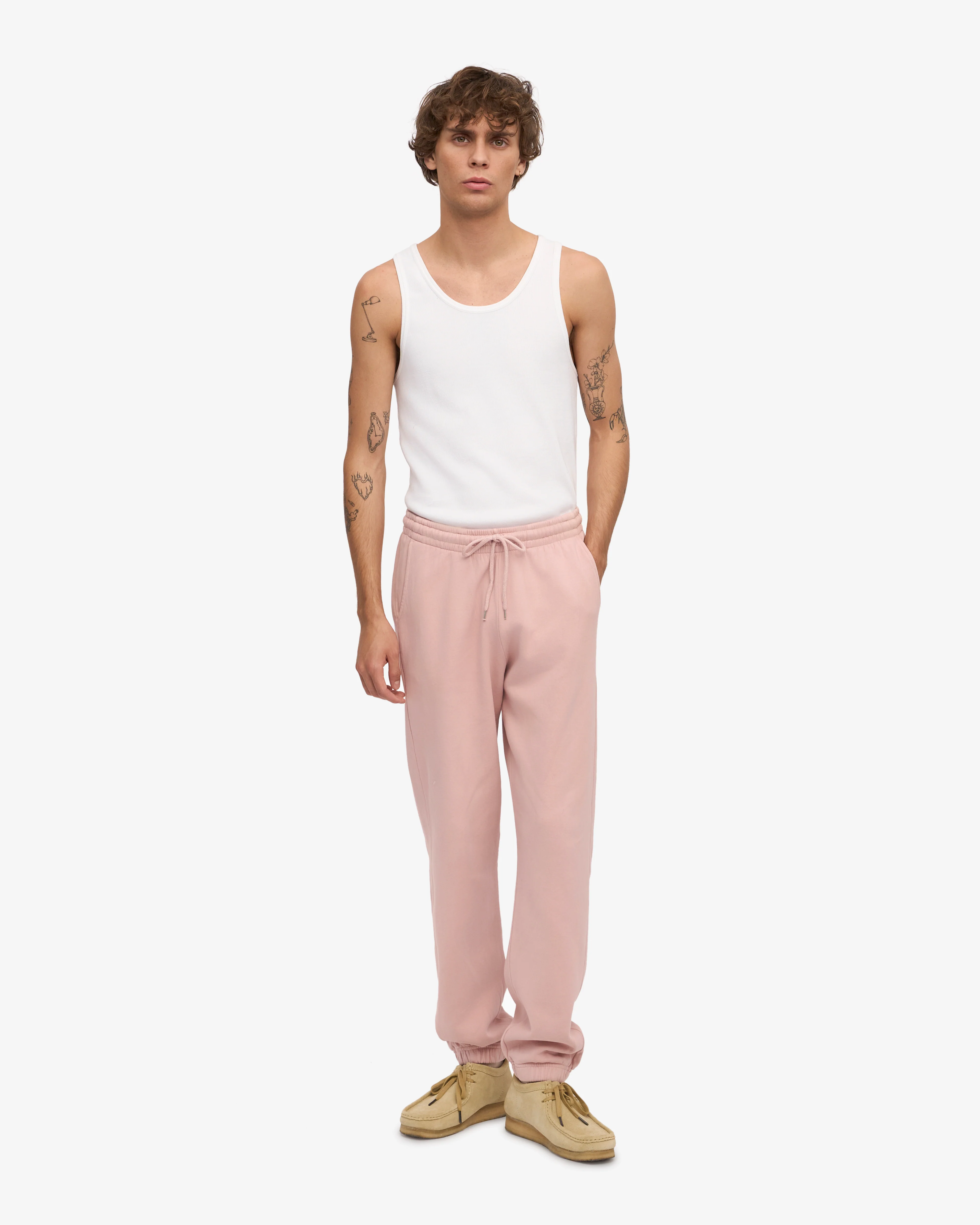 Organic Sweatpants - Faded Pink