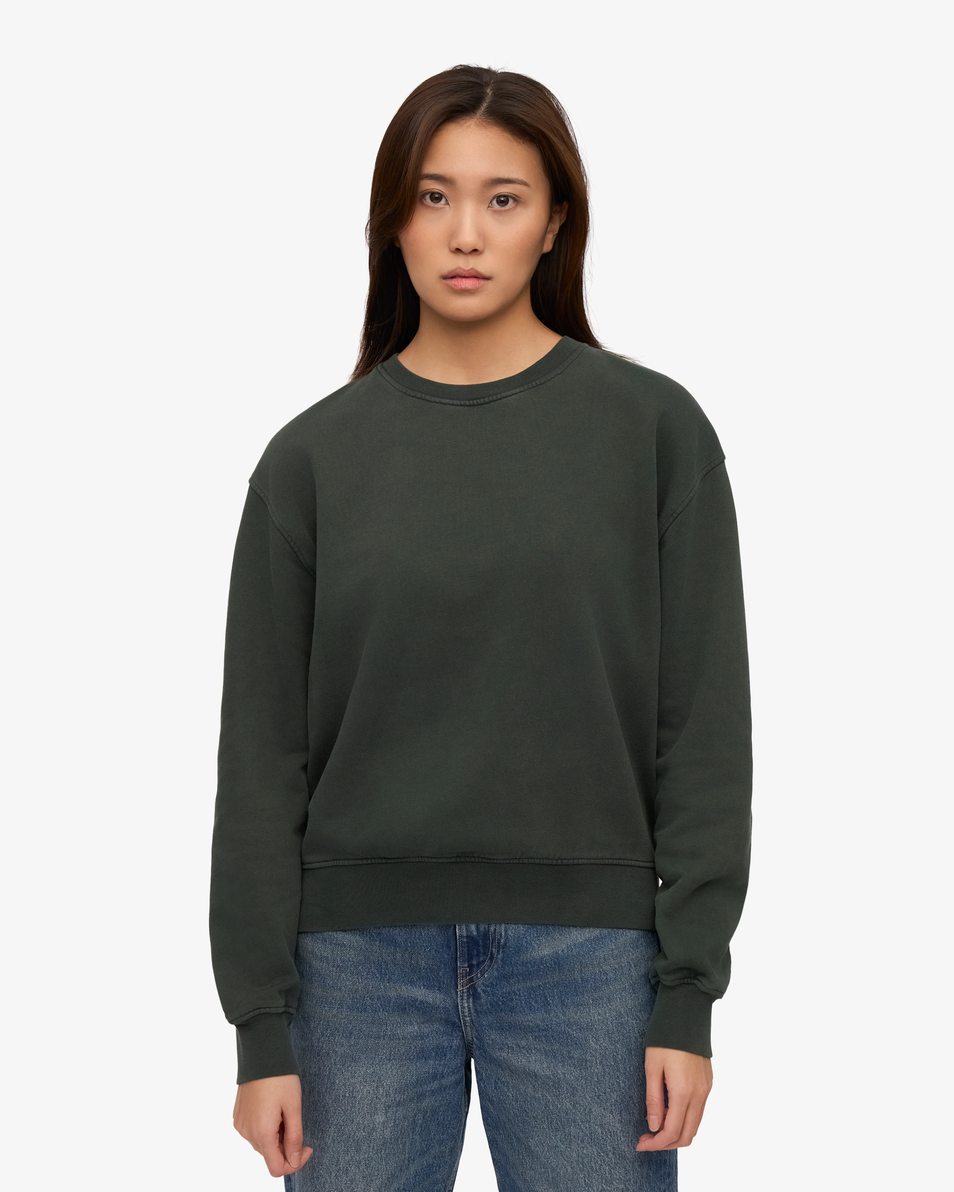 Women Classic Organic Crew - Midnight Forest