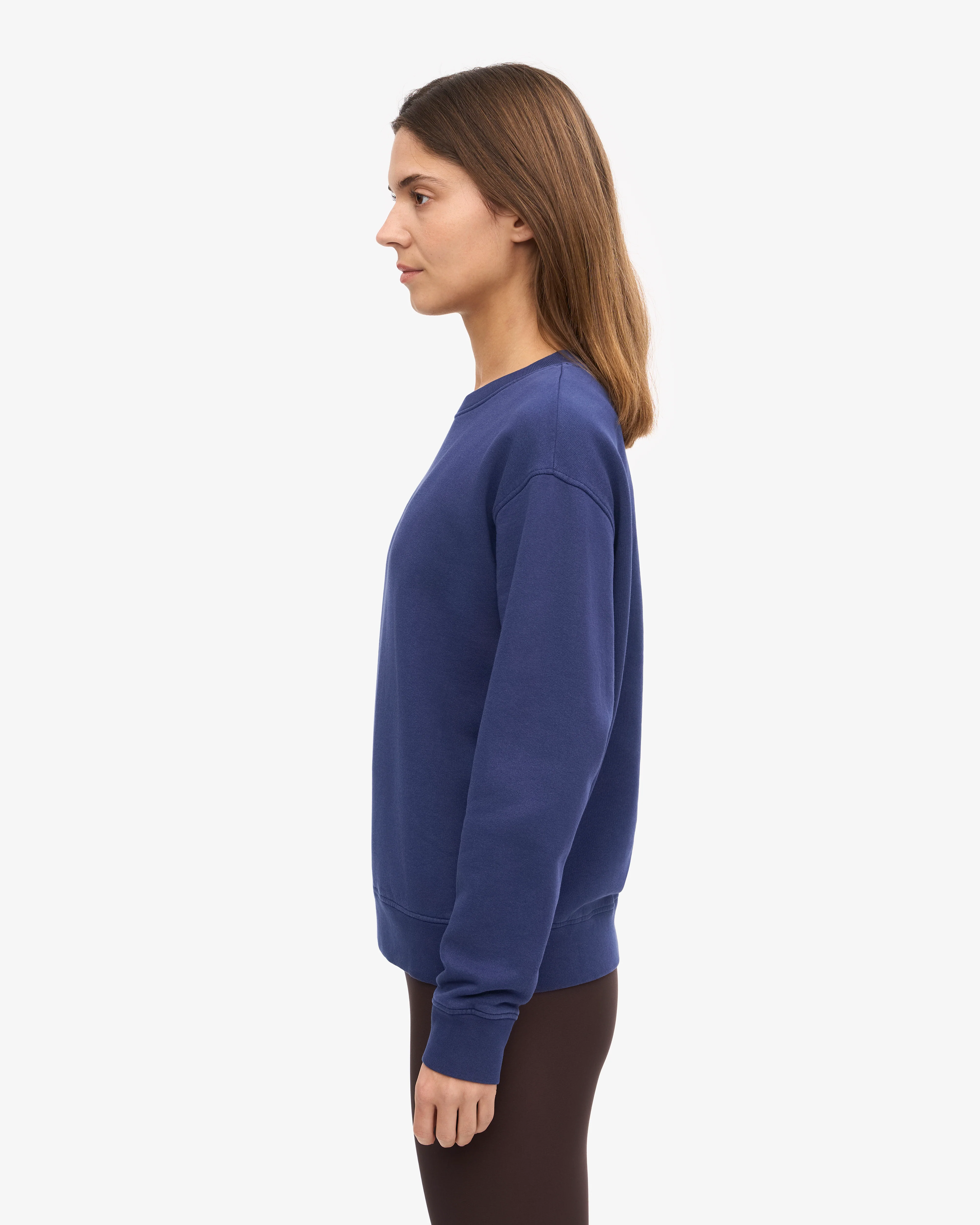 Women Classic Organic Crew - Marine Blue