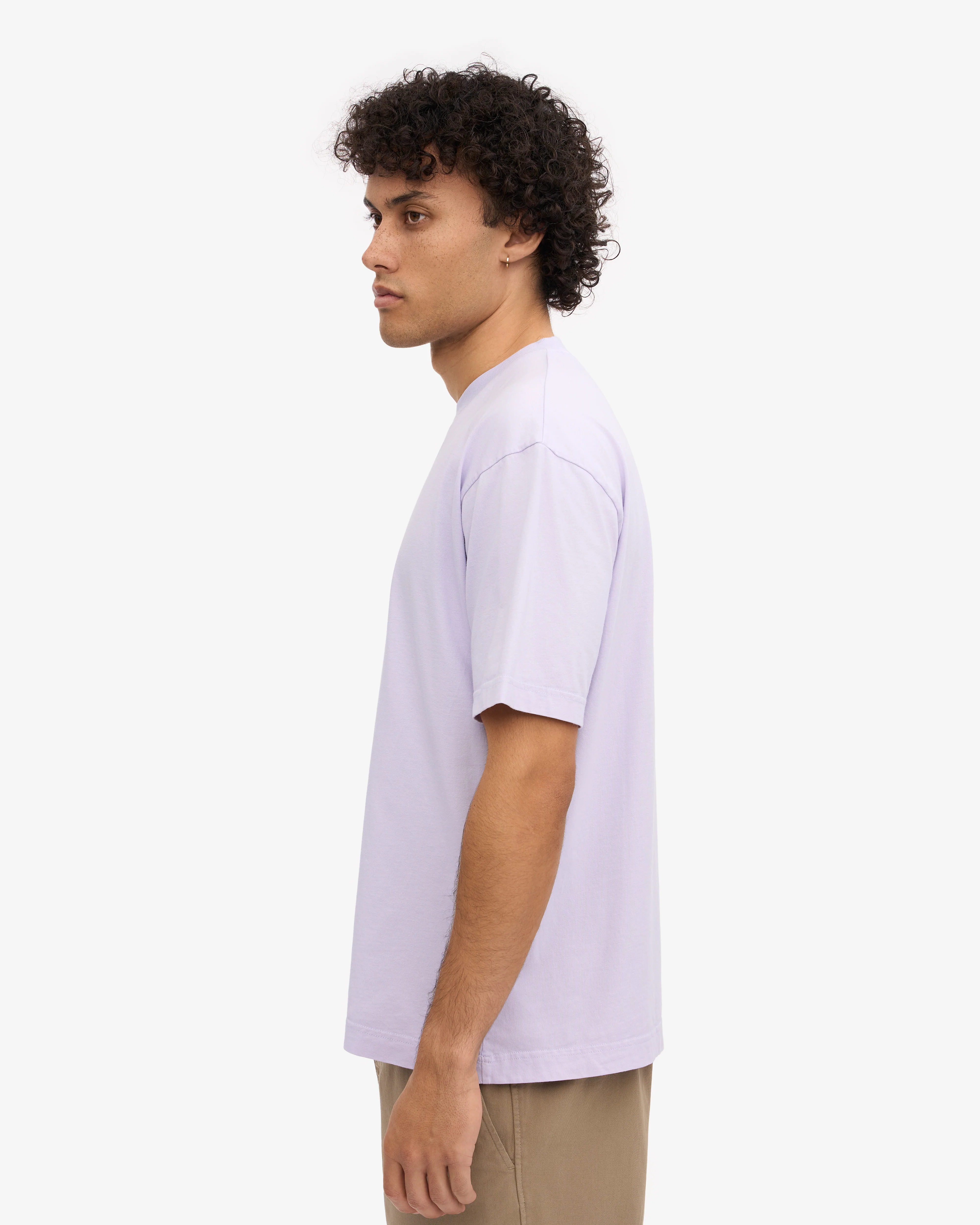 Oversized Organic T-Shirt - Soft Lavender