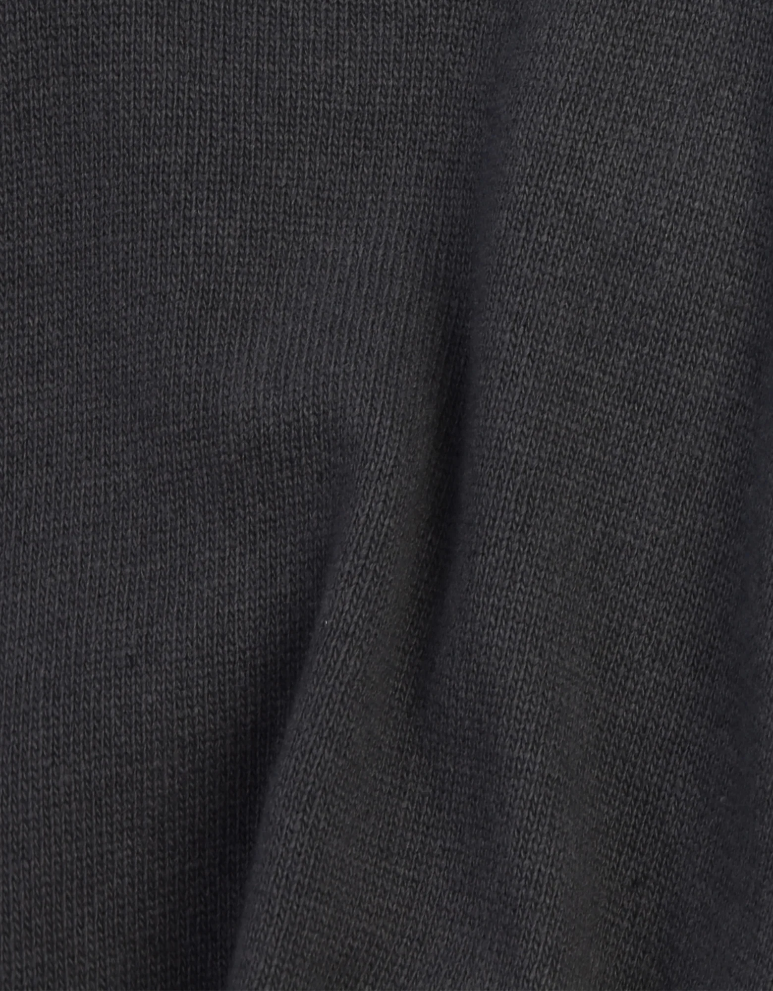 Light Merino Wool Crew - Lava Grey