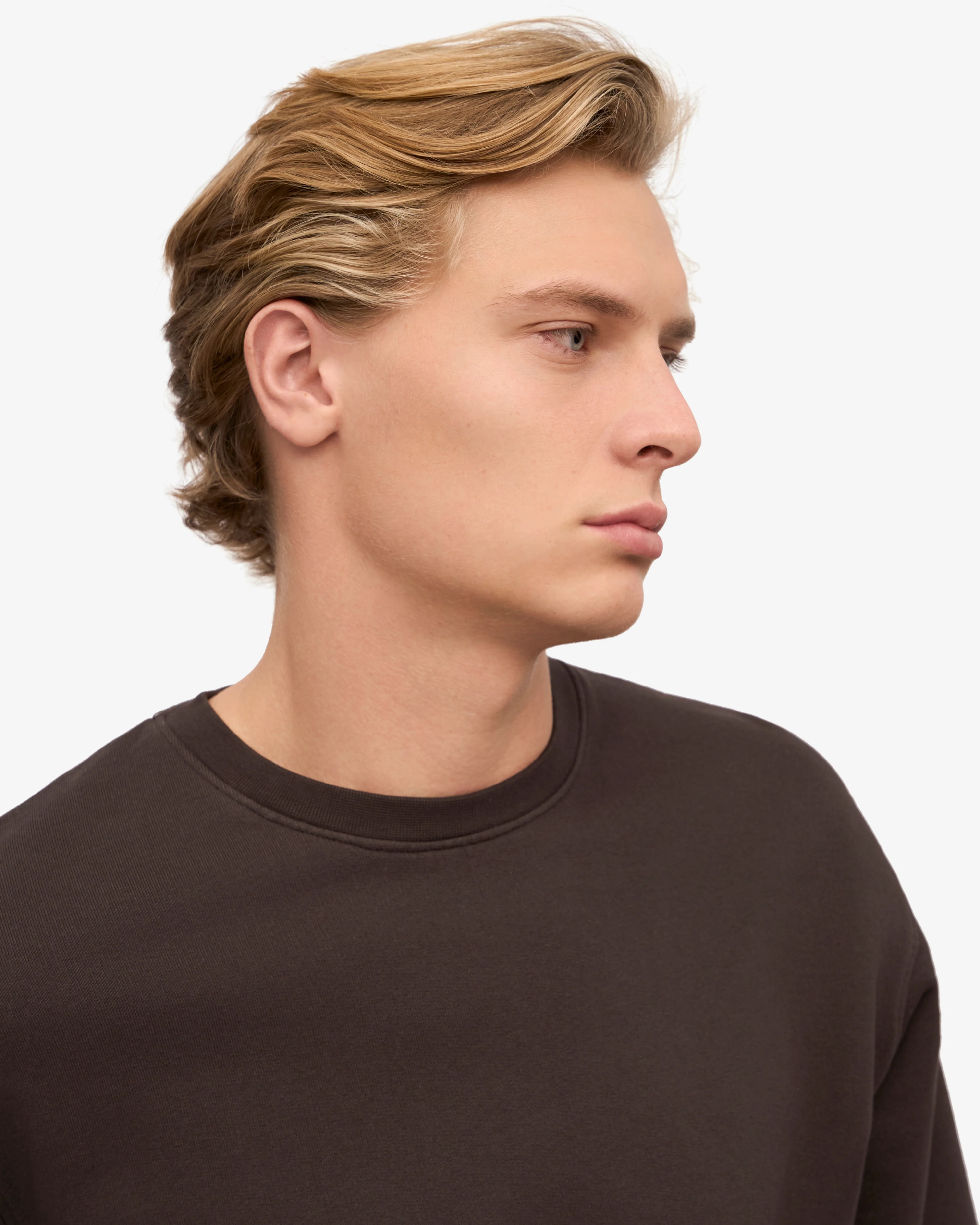 Classic Organic Crew - Coffee Brown