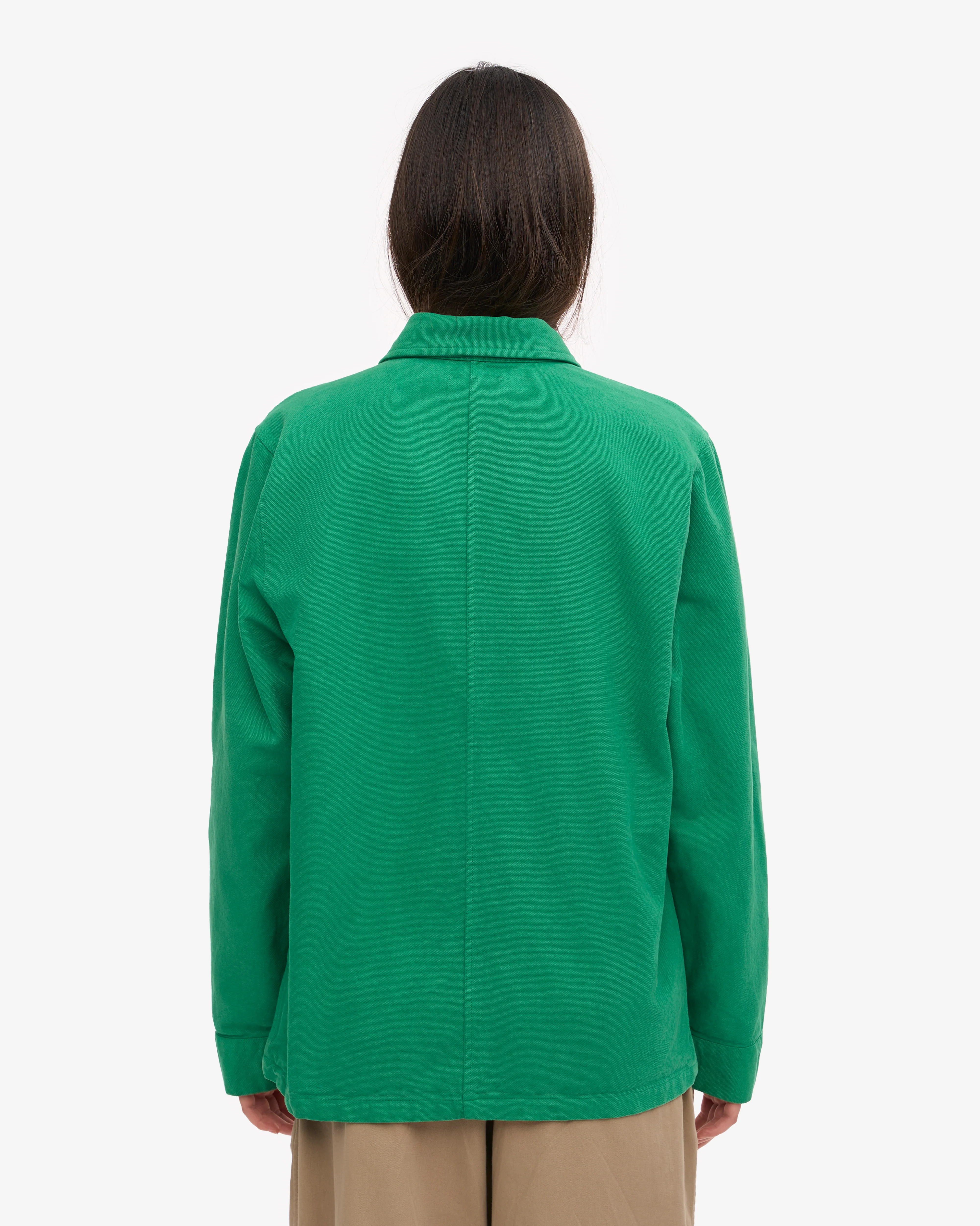 Organic Workwear Jacket - Kelly Green