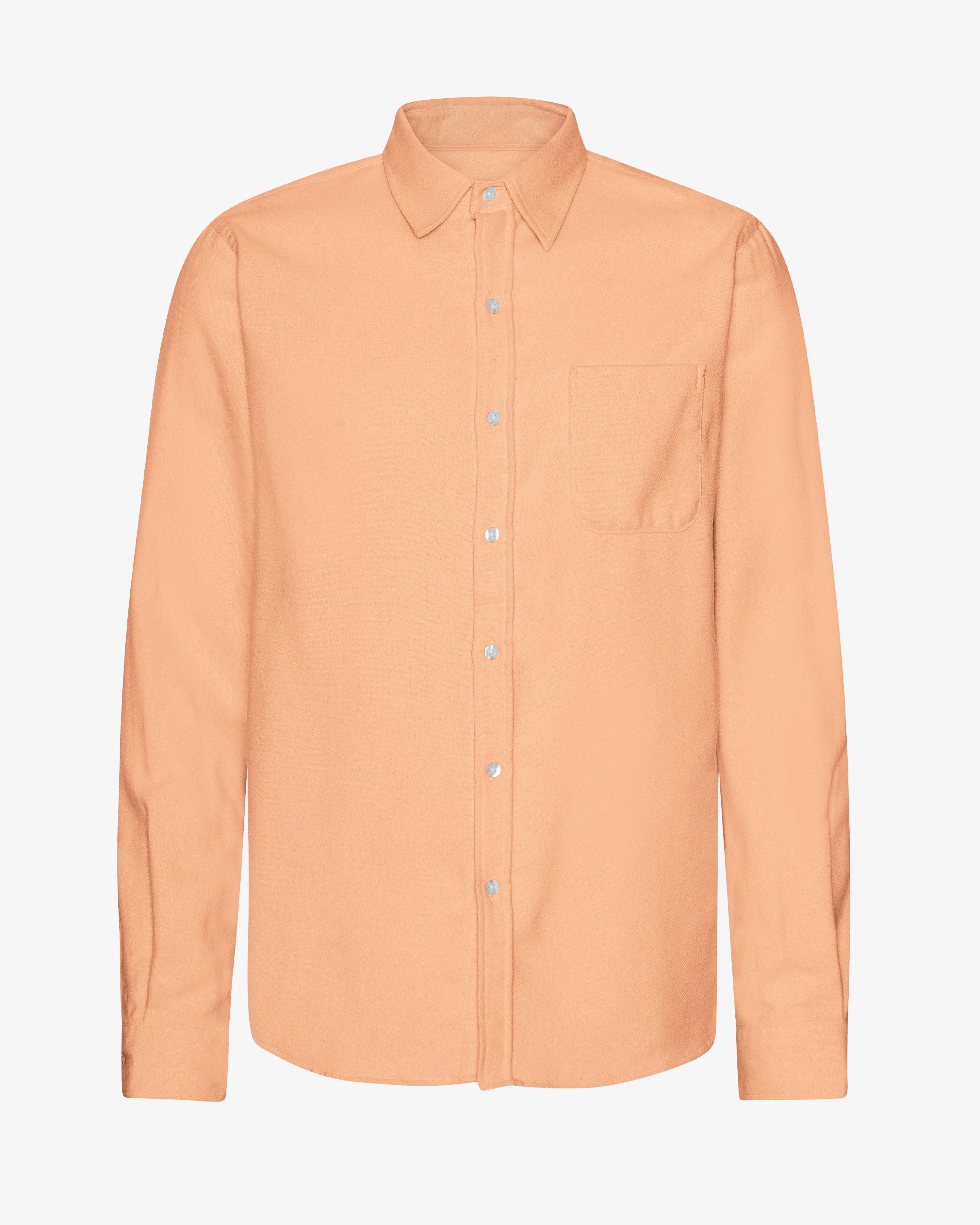 Organic Flannel Shirt - Sandstone Orange