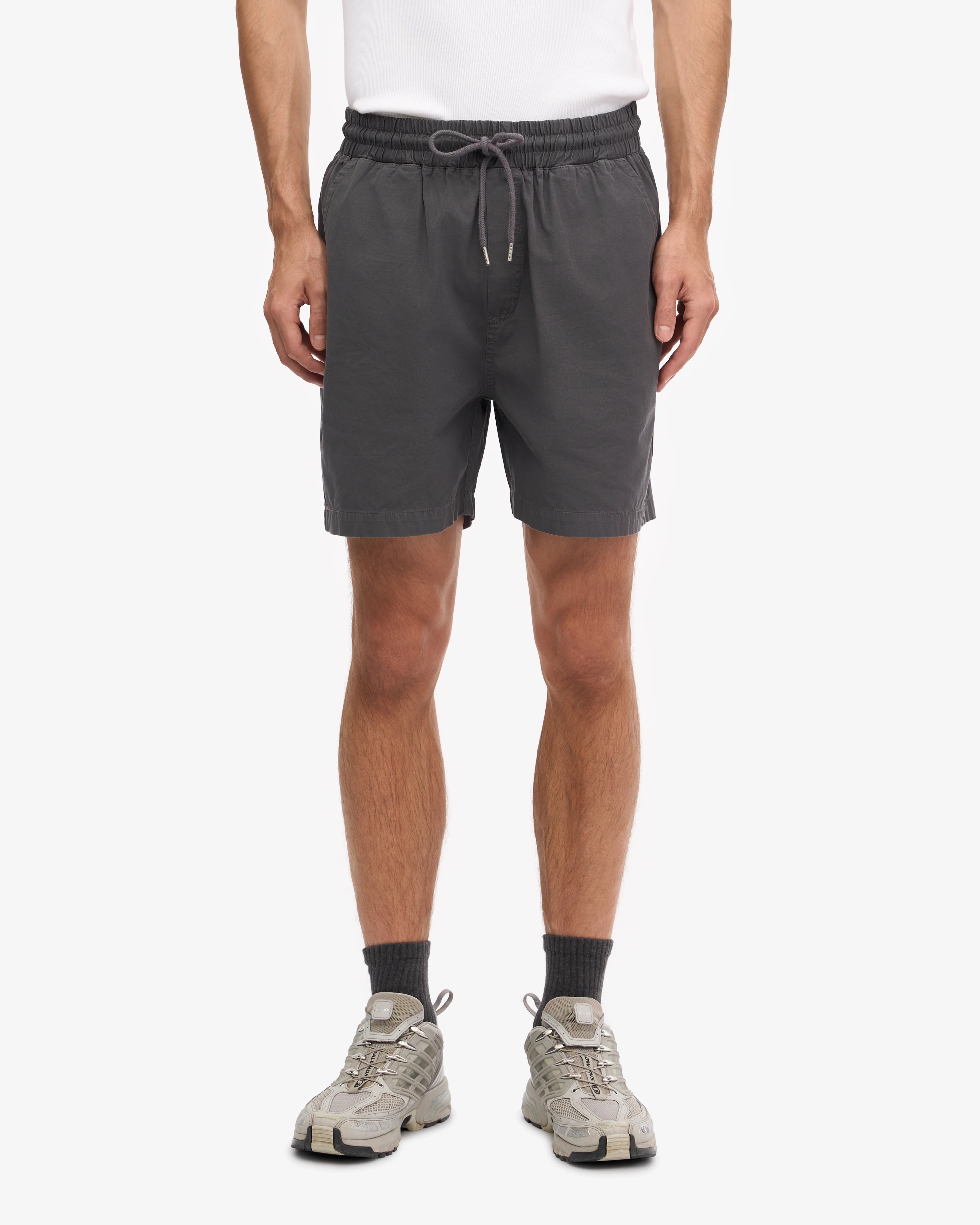 Organic Twill Shorts - Lava Grey