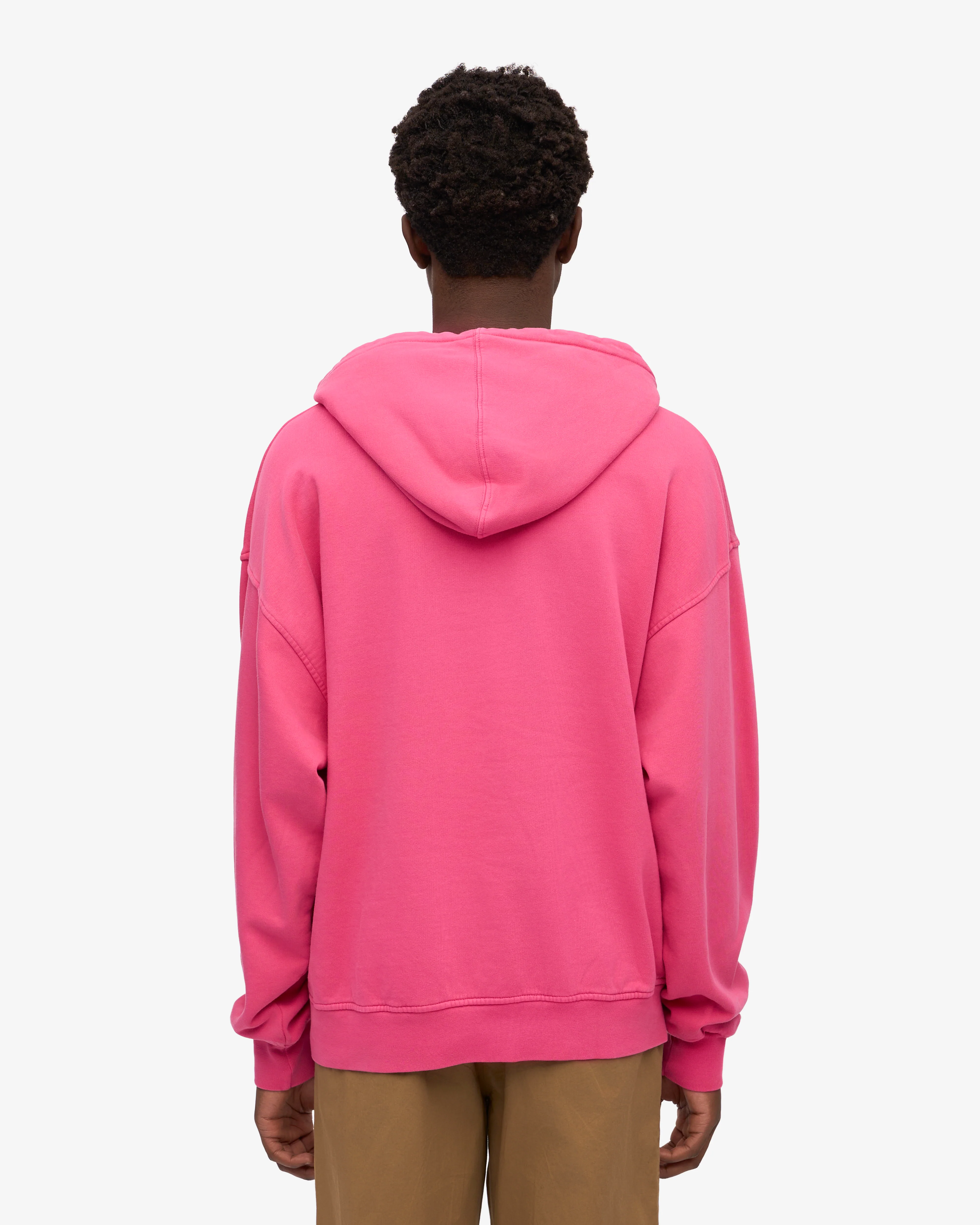 Organic Oversized Hood - Bubblegum Pink